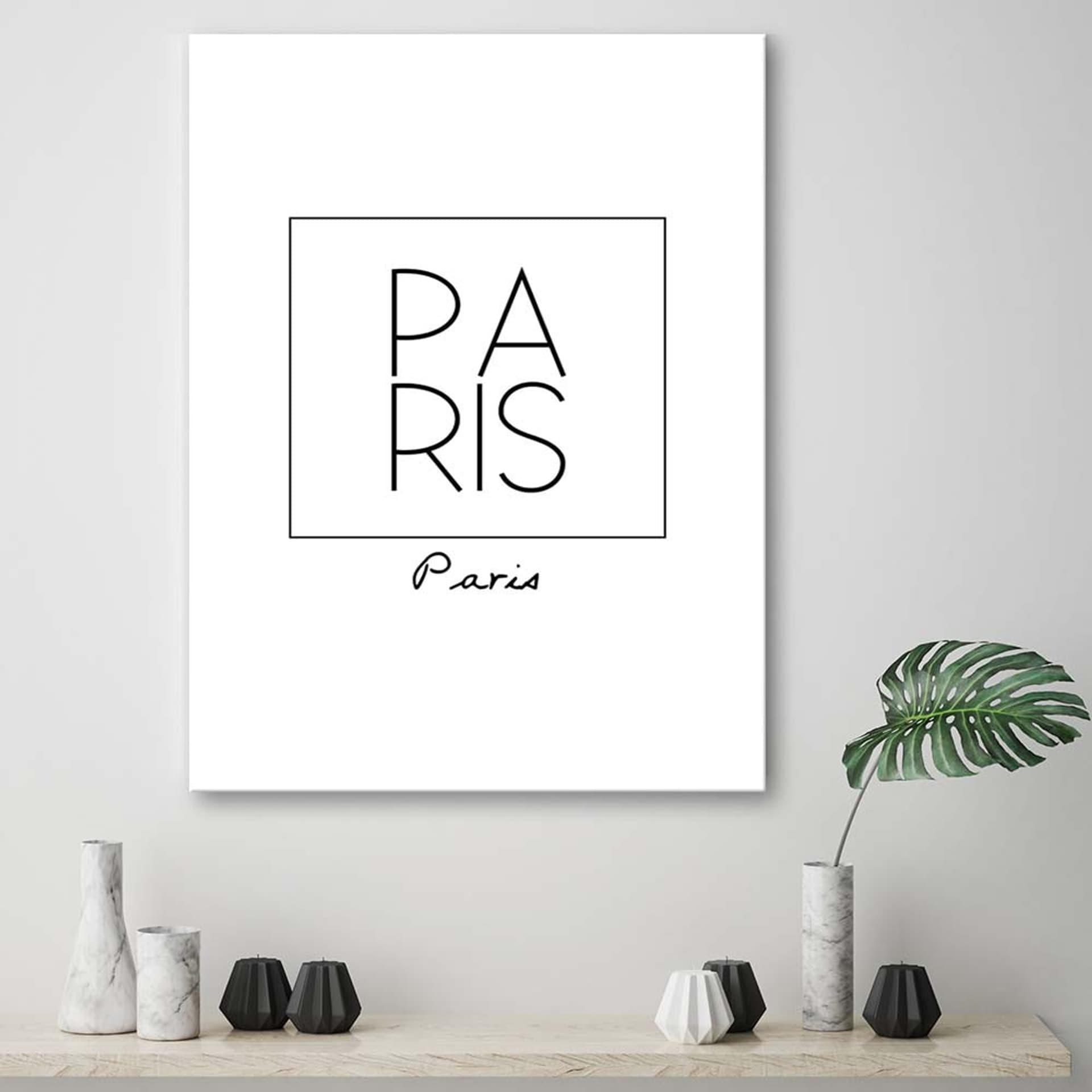 

Obraz na płótnie, Napis Paris (Rozmiar 60x90)