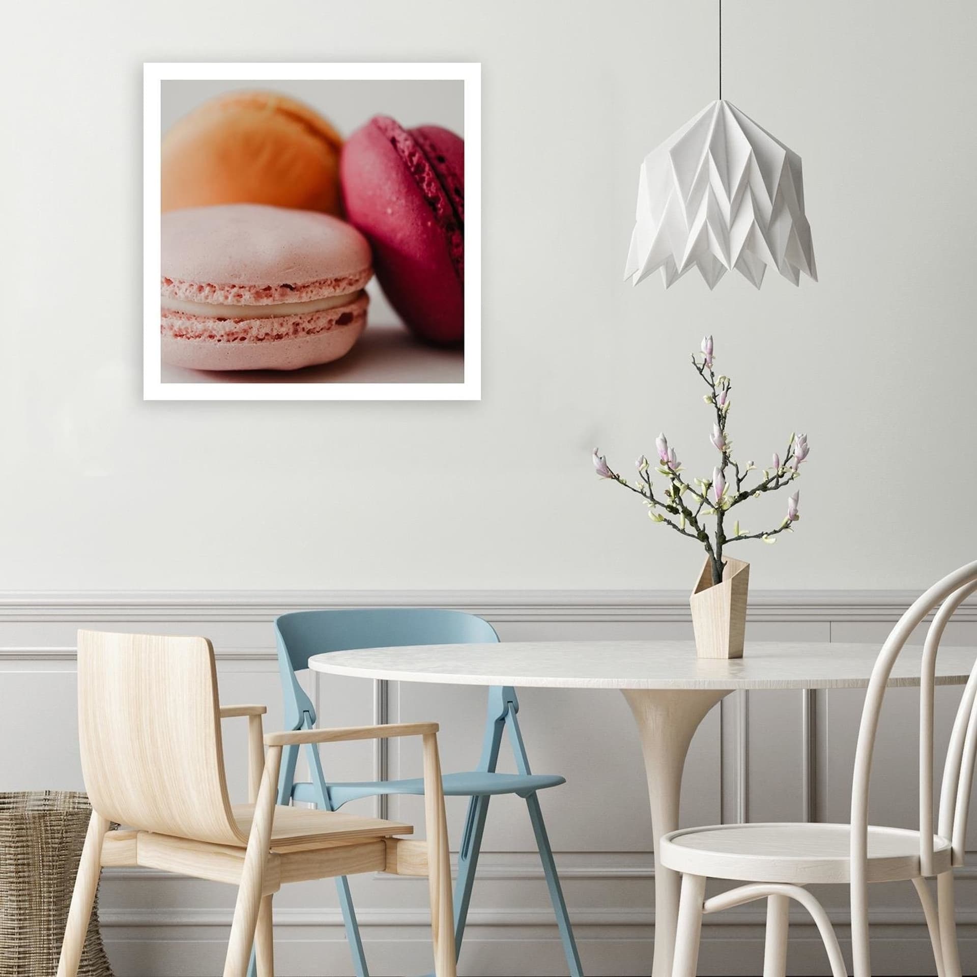 

Obraz Deco Panel, Trzy kolorowe makaroniki (Rozmiar 40x40)