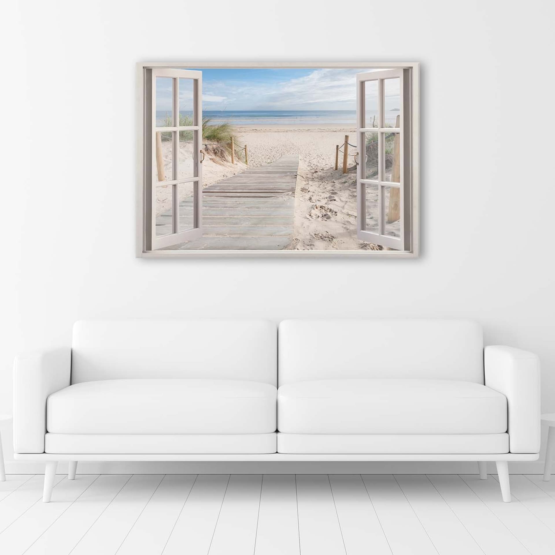 

Obraz Deco Panel, Okno ścieżka na plażę (Rozmiar 60x40)