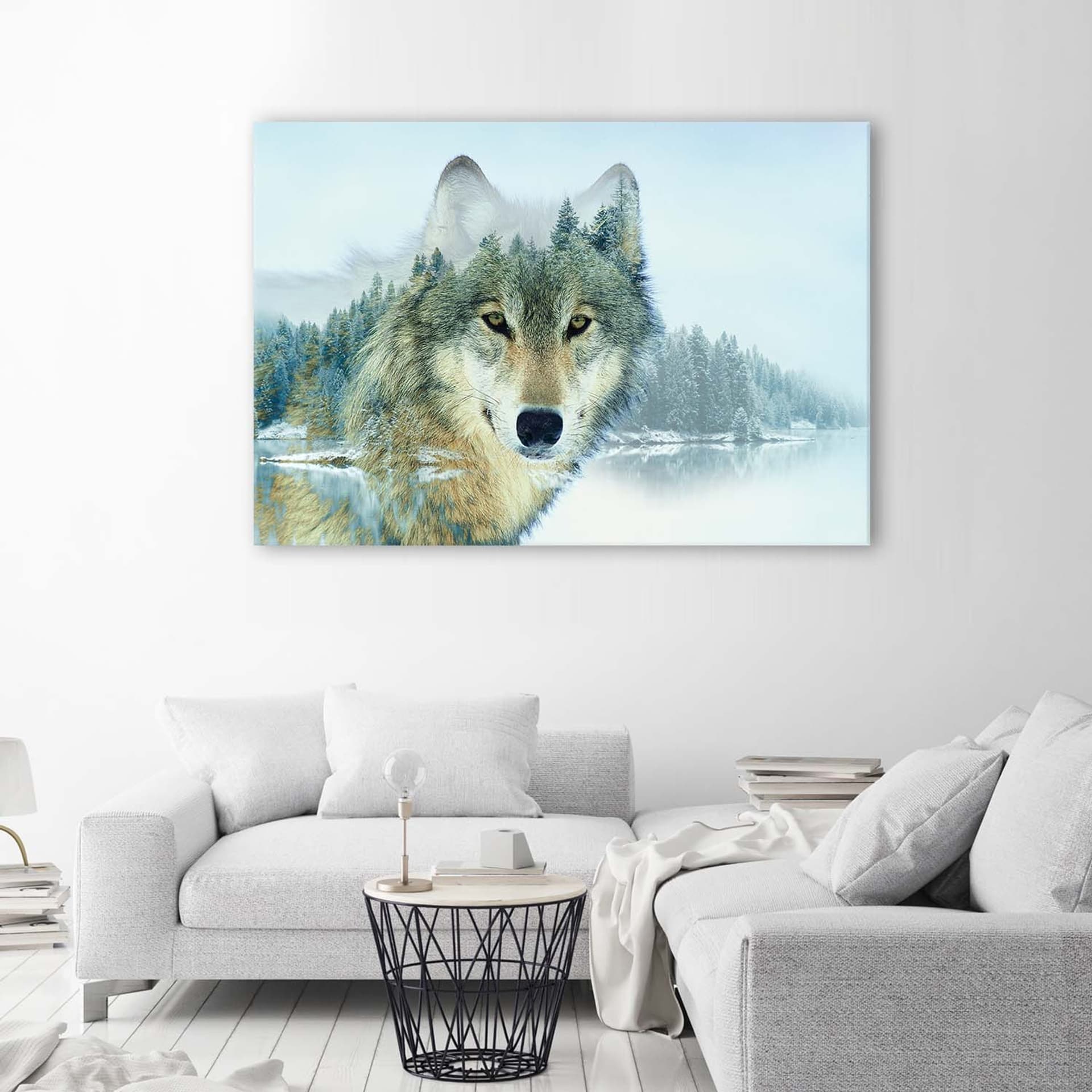 

Obraz na płótnie, Wilk na tle gór (Rozmiar 90x60)
