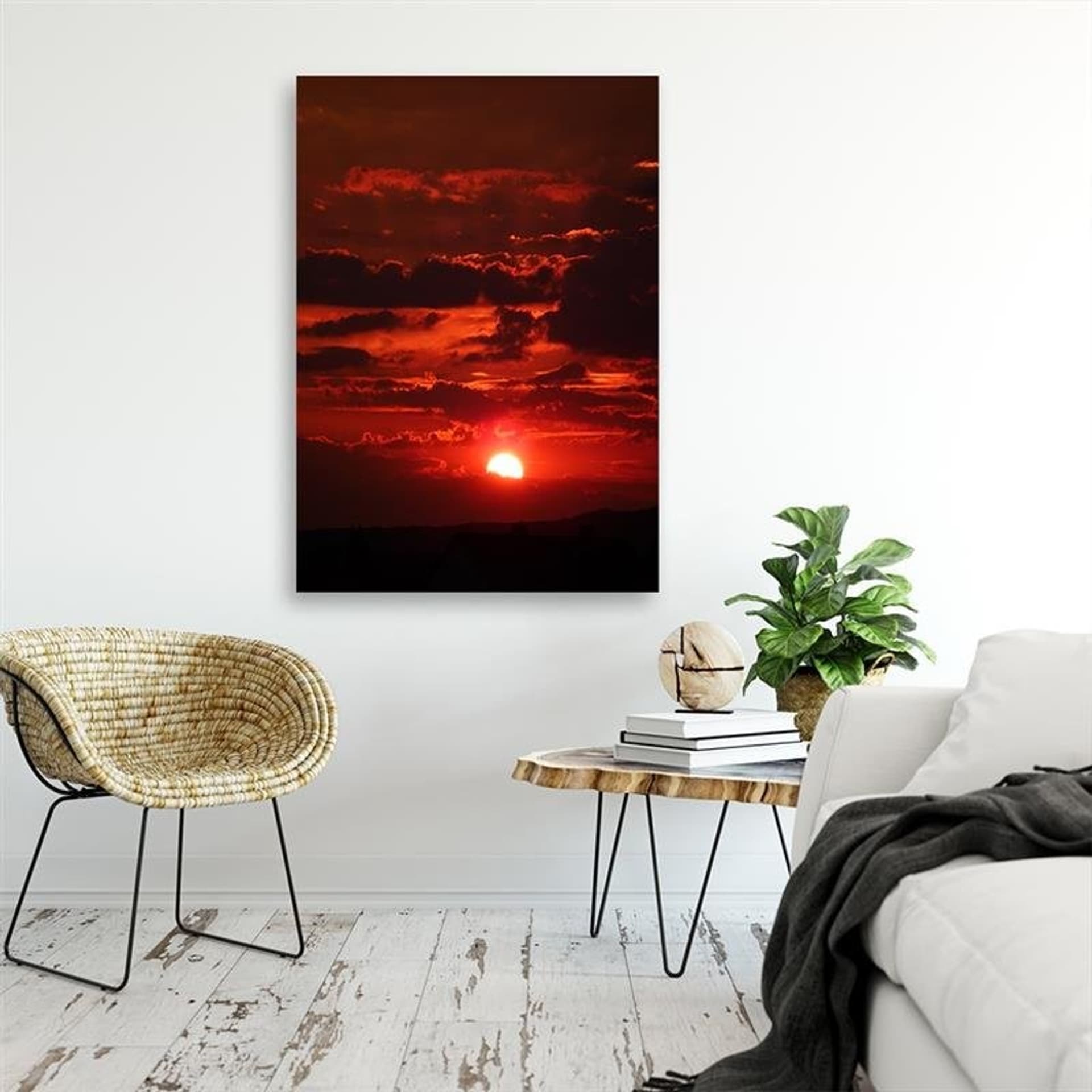 

Obraz Deco Panel, Czerwony zachód słońca (Rozmiar 40x60)