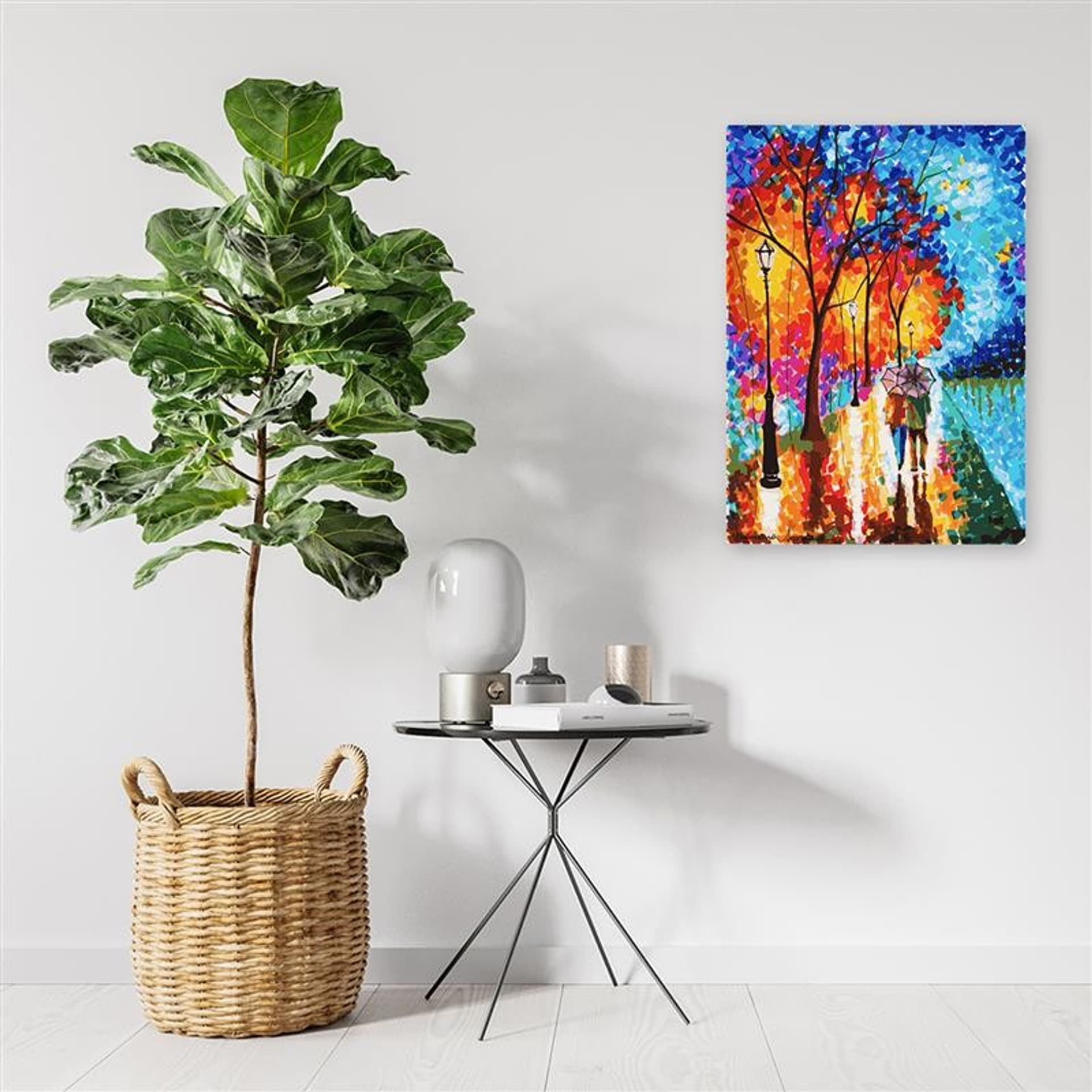 

Obraz na płótnie, Jesienne malowane drzewa w parku (Rozmiar 40x60)