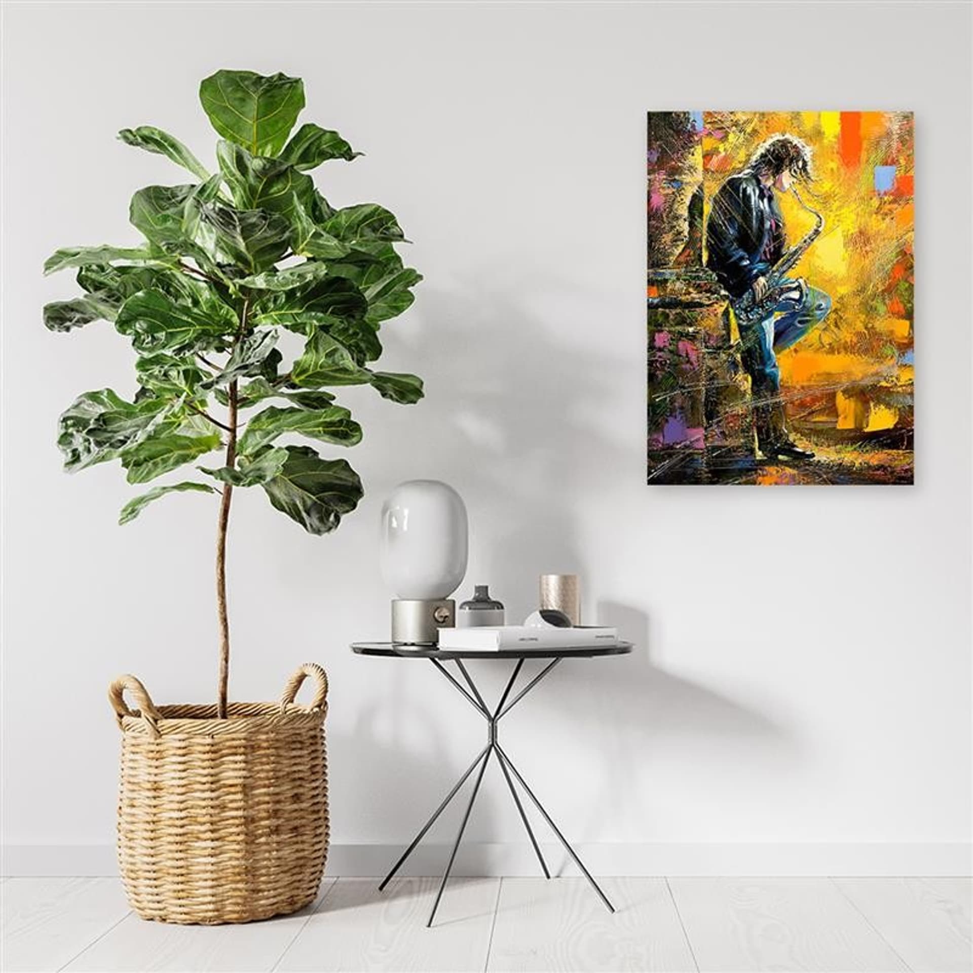 

Obraz Deco Panel, Muzyk z saksofonem (Rozmiar 80x120)