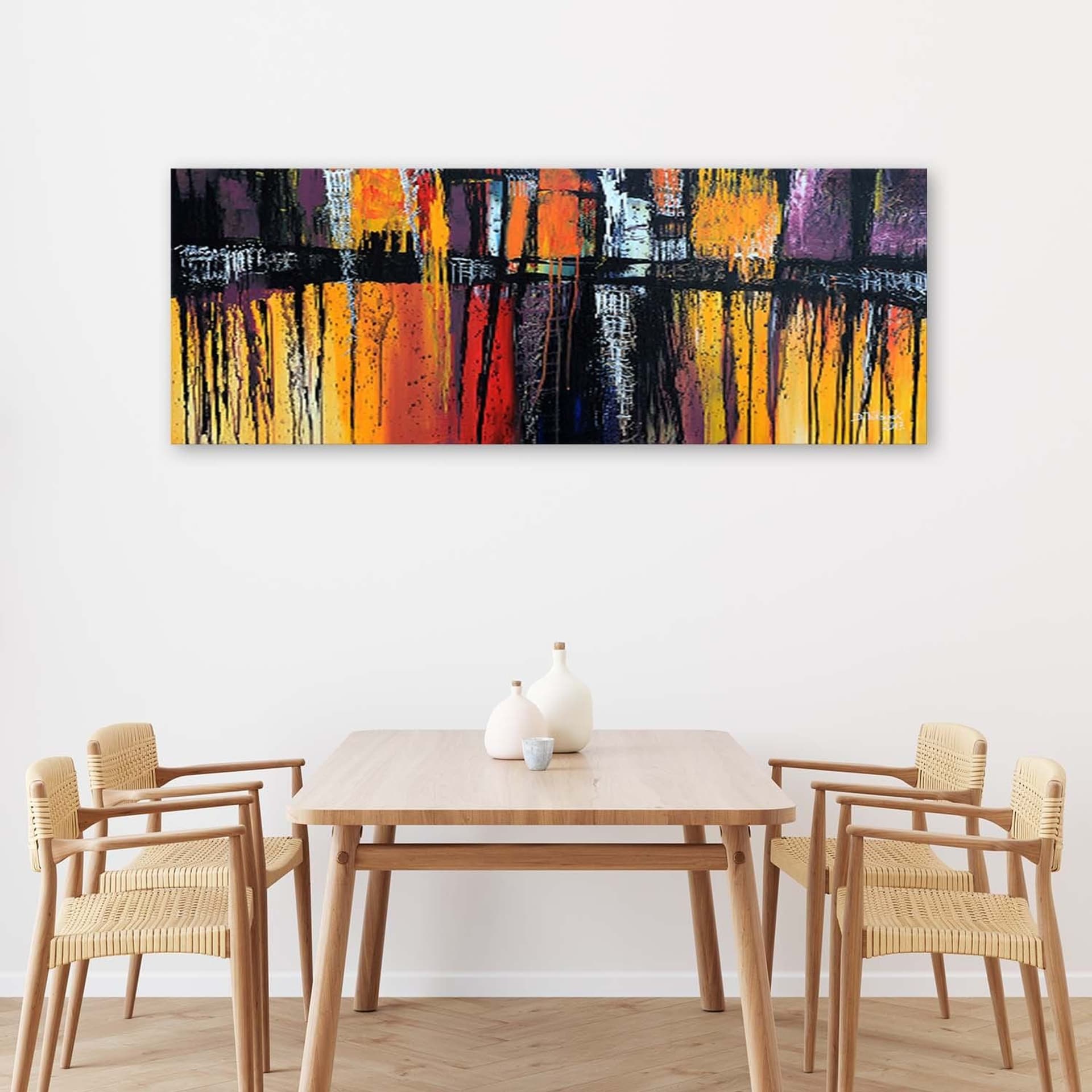 

Obraz Deco Panel, Ognista abstrakcja (Rozmiar 120x40)
