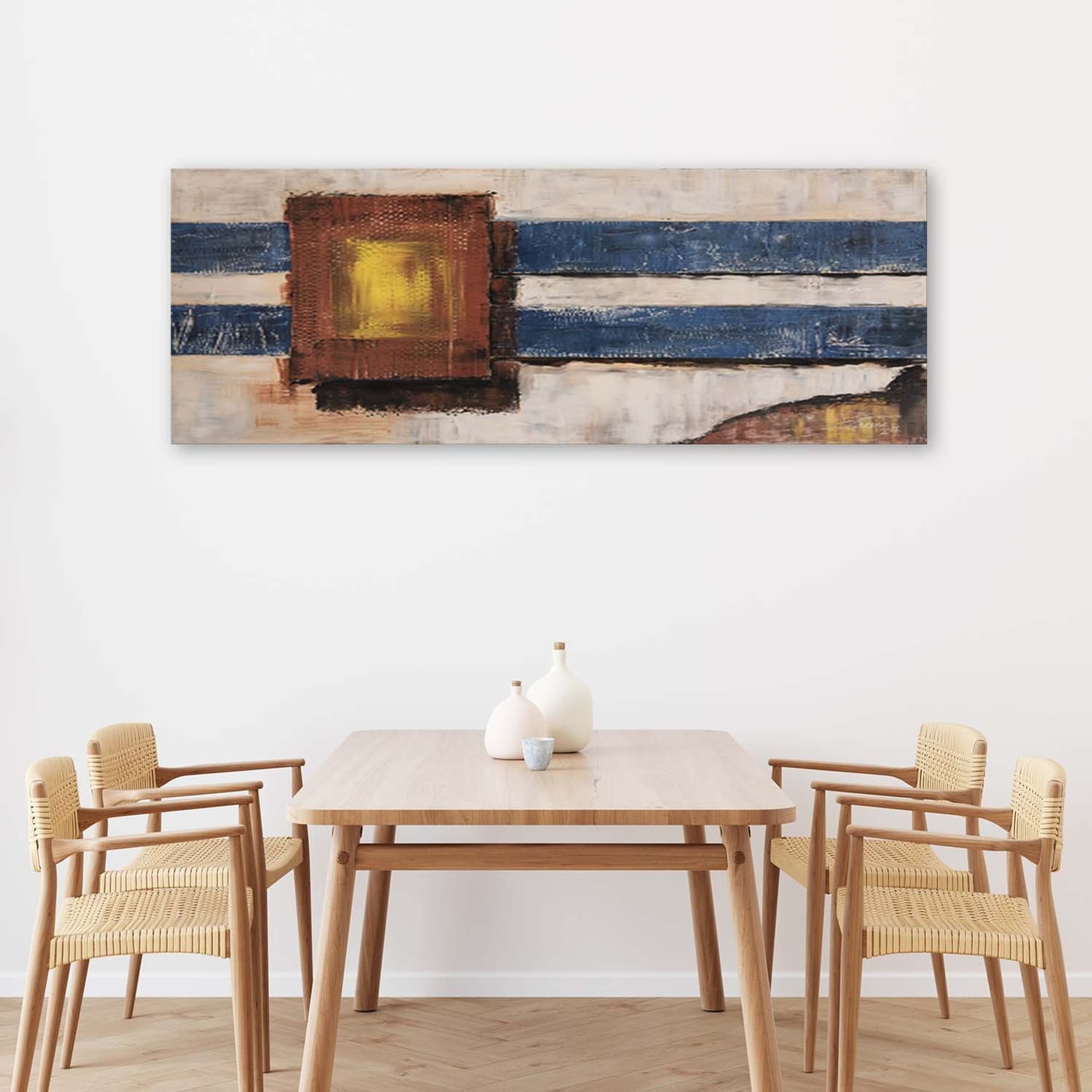 

Obraz Deco Panel, Niebieskie linie (Rozmiar 120x40)