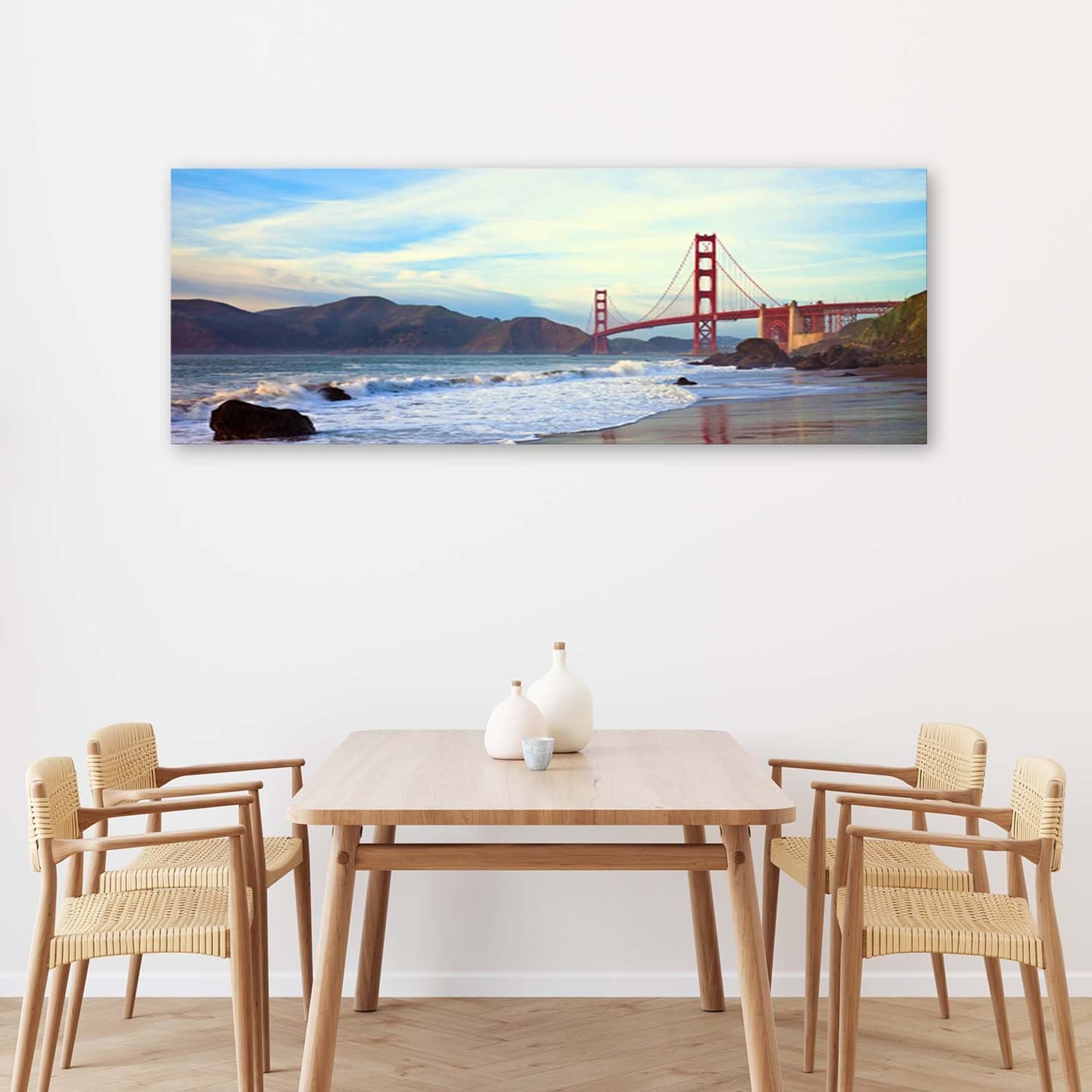 

Obraz Deco Panel, Golden Gate Bridge (Rozmiar 150x50)