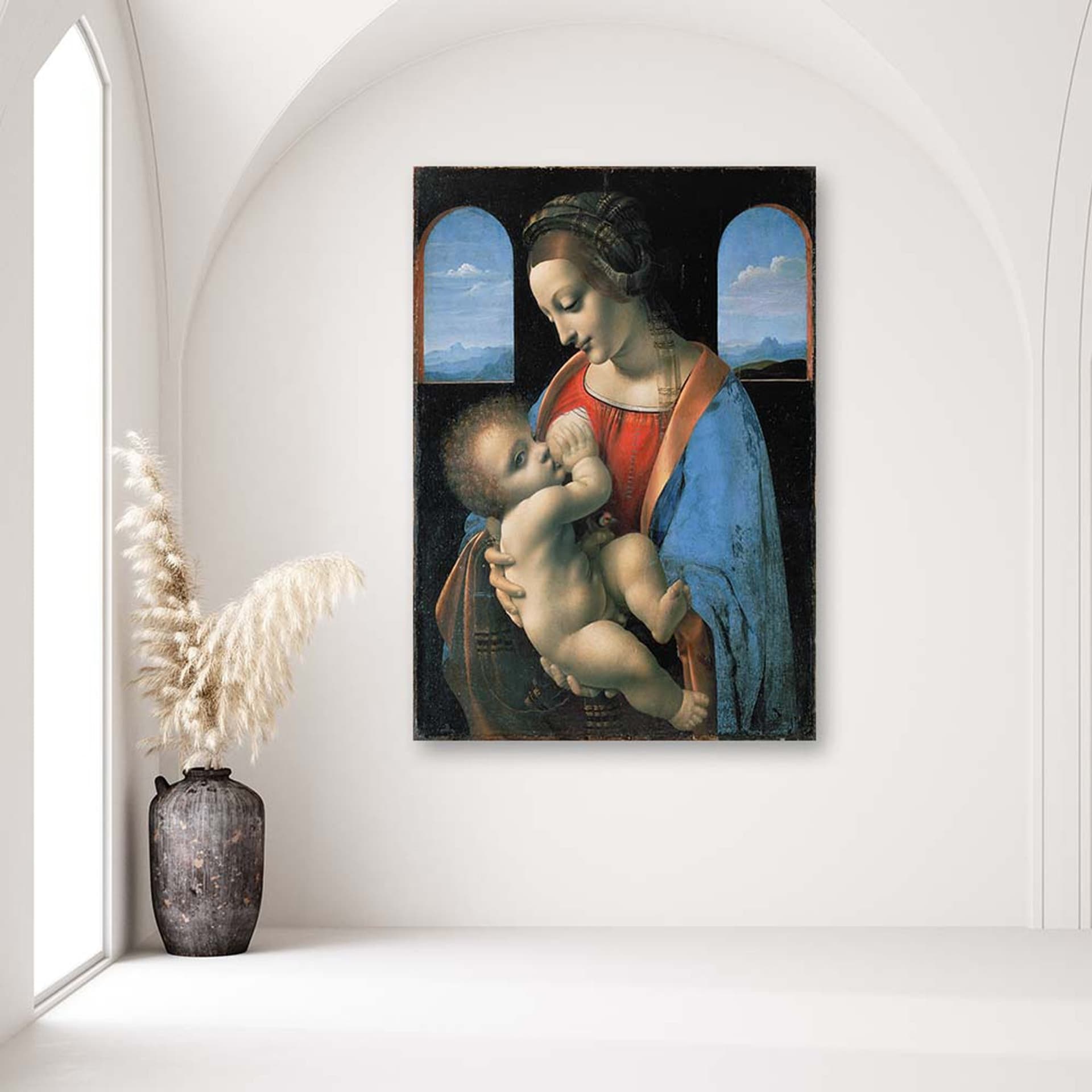 

Obraz Deco Panel, Madonna Litta - Da Vinci reprodukcja (Rozmiar 60x90)