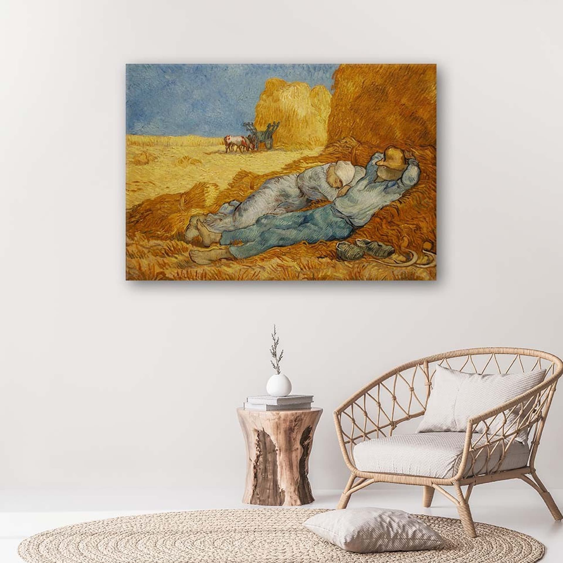 

Obraz na płótnie, Siesta - V. van Gogh reprodukcja (Rozmiar 100x70)