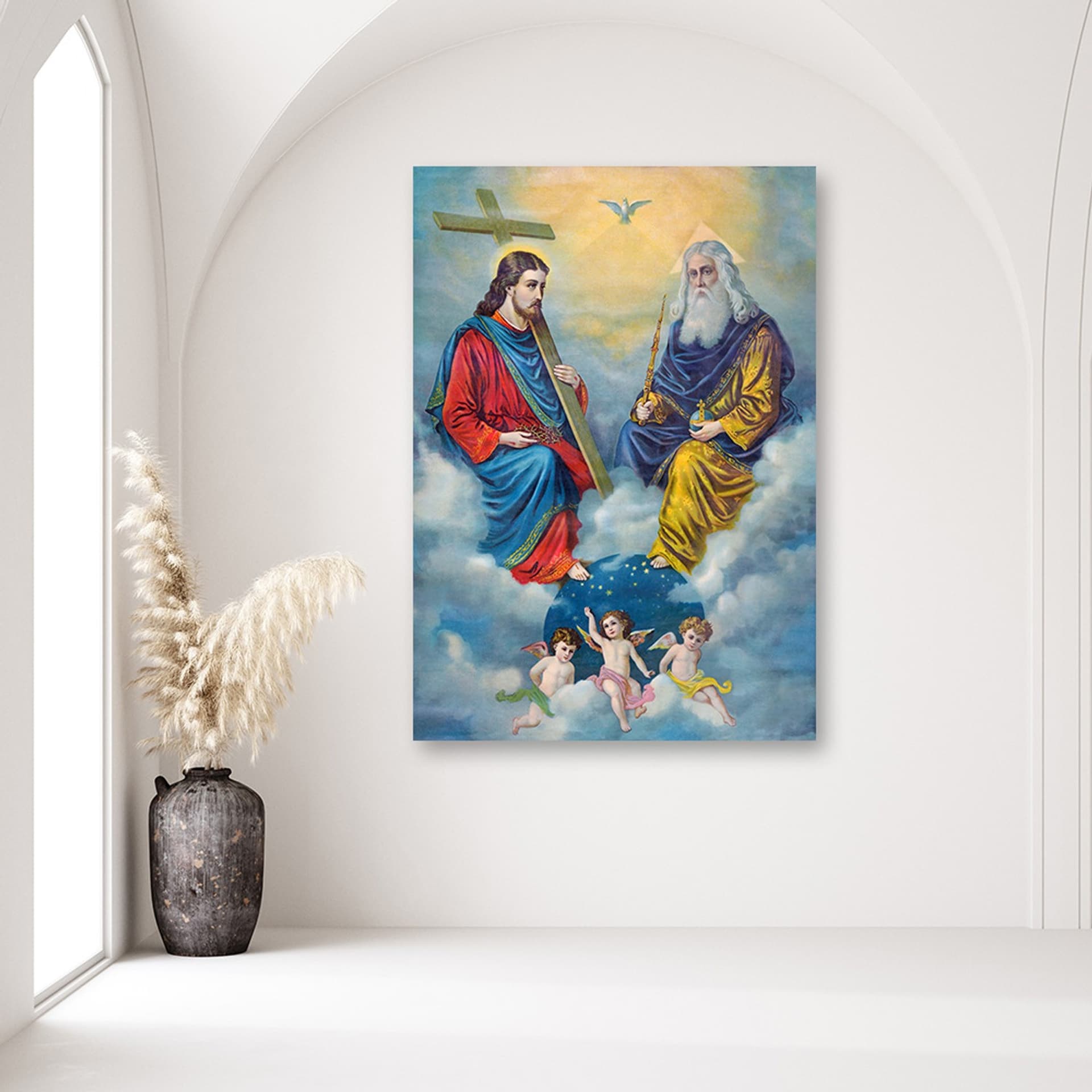 

Obraz na płótnie, Trójca Święta (Rozmiar 40x60)