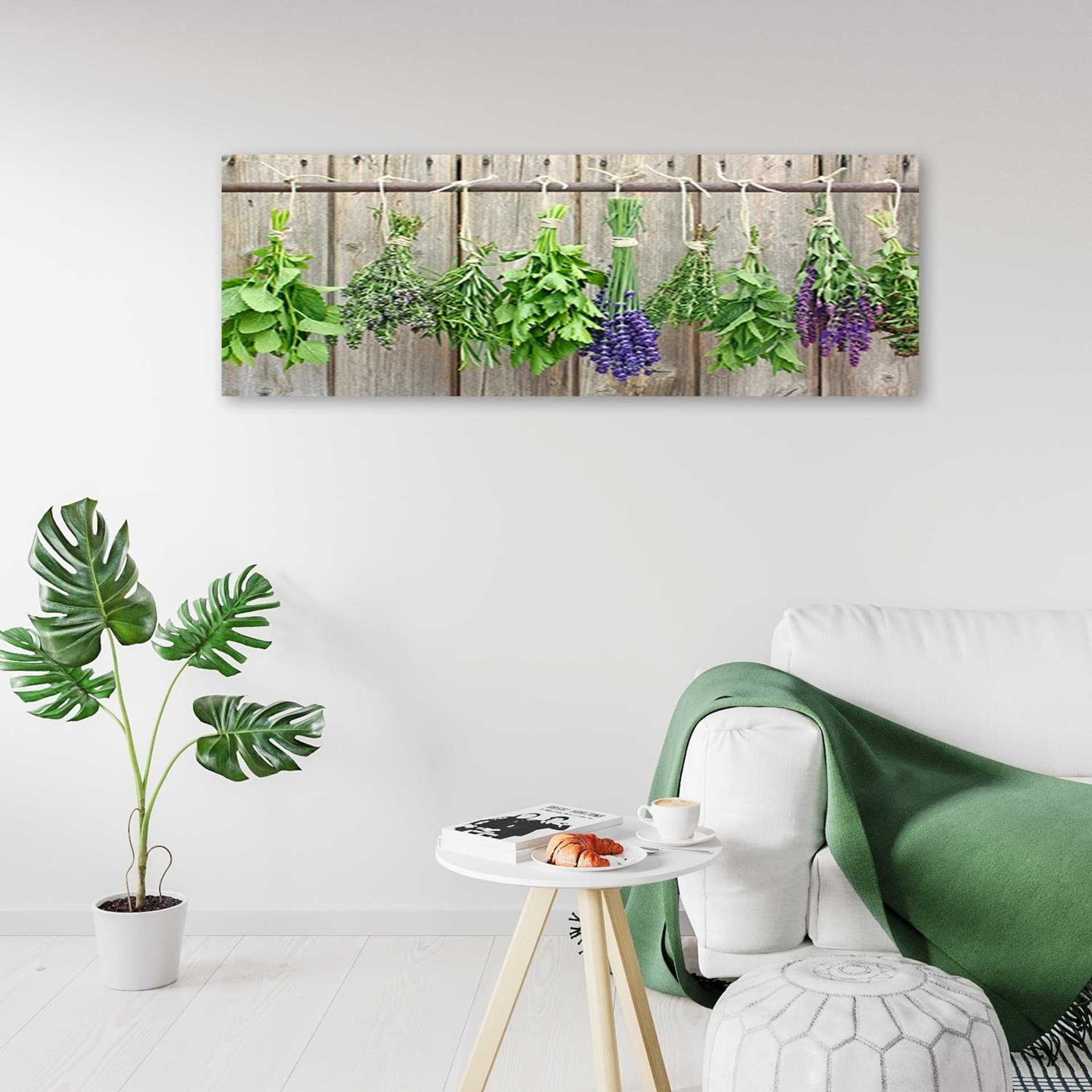 

Obraz na płótnie, Zioła przyprawy do kuchni (Rozmiar 150x50)
