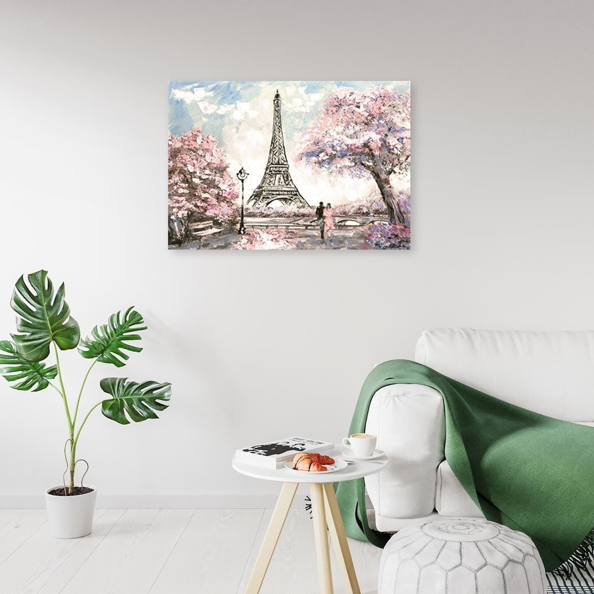 

Obraz na płótnie, Wieża Eiffla Paryż różowy (Rozmiar 60x40)