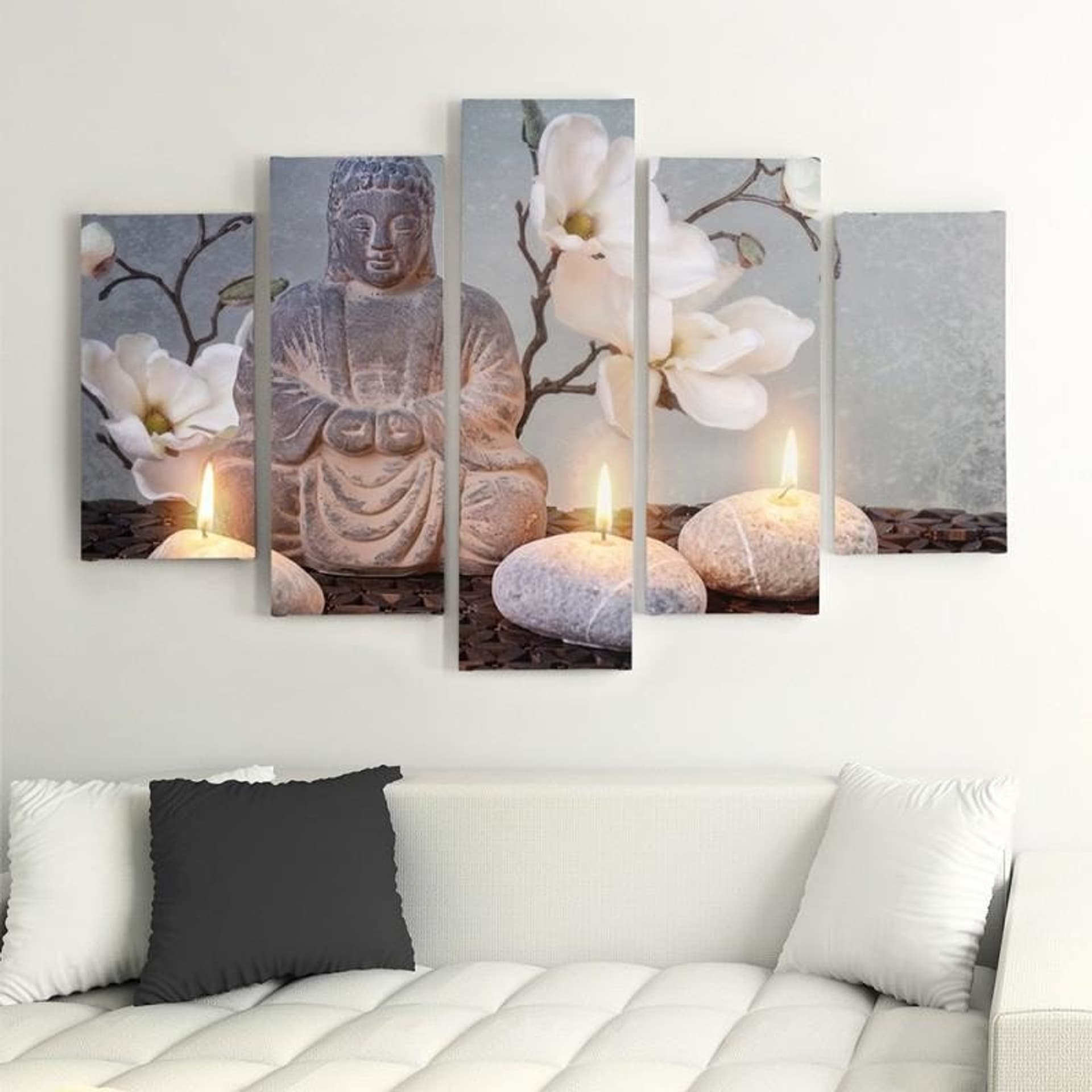 

Obraz pięcioczęściowy na płótnie, Budda (Rozmiar 200x100)