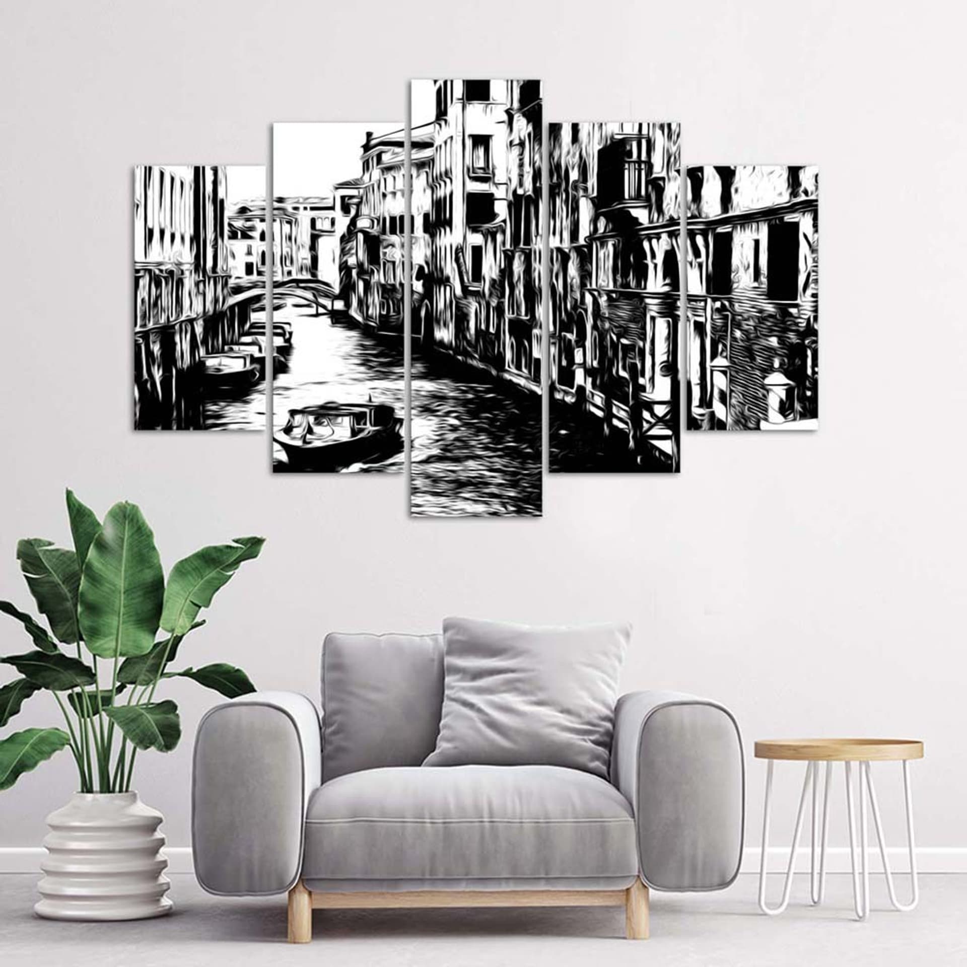 

Obraz pięcioczęściowy Deco Panel, Kanał wenecki (Rozmiar 100x70)