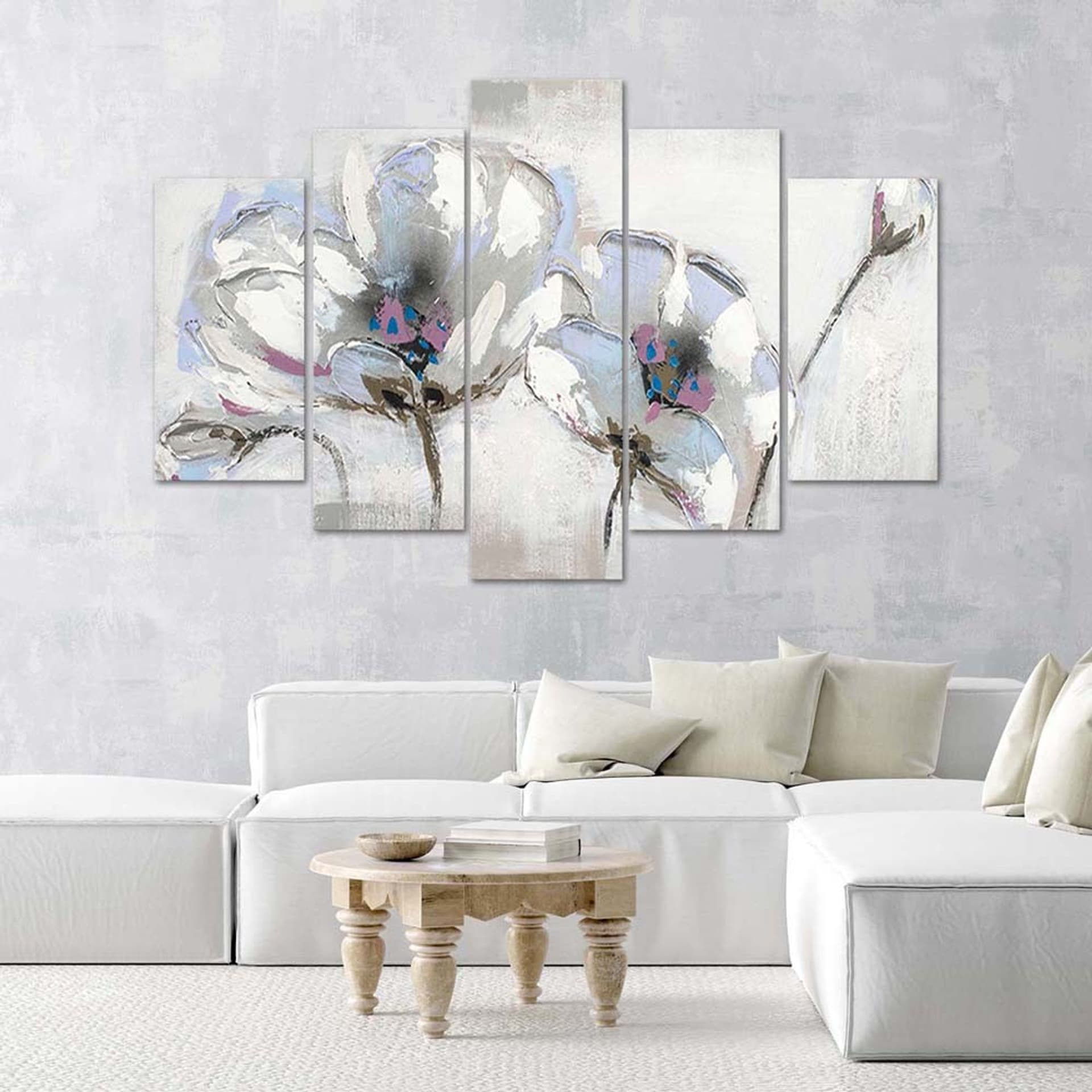 

Obraz pięcioczęściowy Deco Panel, Malowane kwiaty (Rozmiar 100x70)