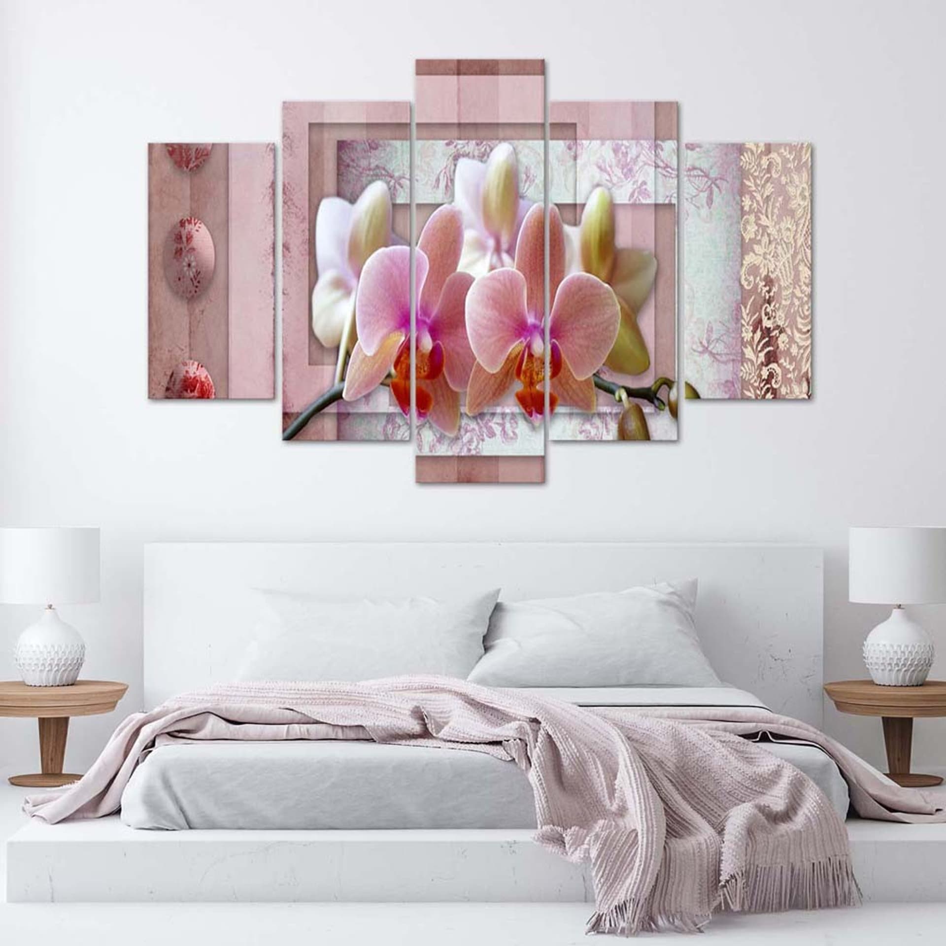 

Obraz pięcioczęściowy Deco Panel, Różowy storczyk (Rozmiar 150x100)