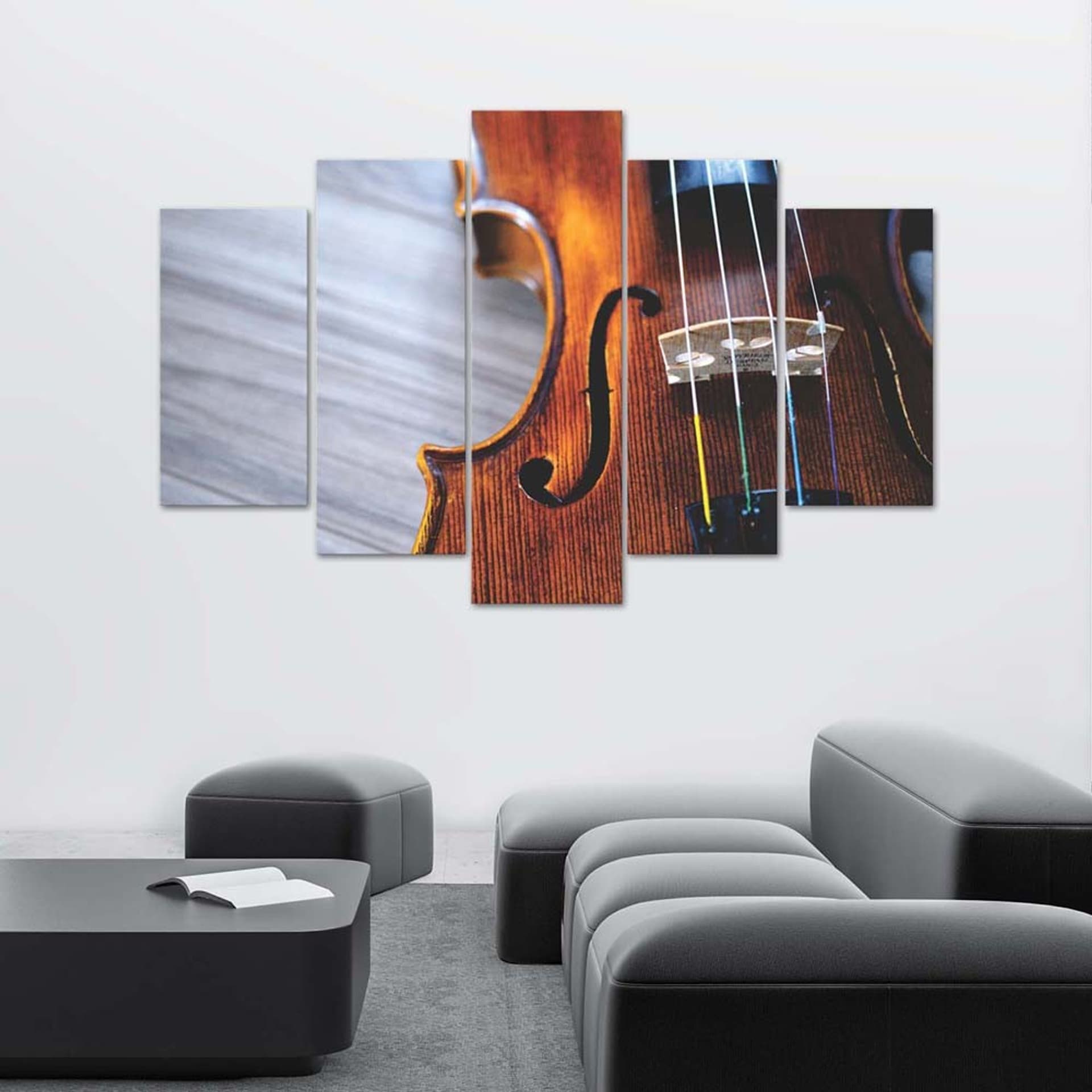 

Obraz pięcioczęściowy Deco Panel, Skrzypce (Rozmiar 100x70)