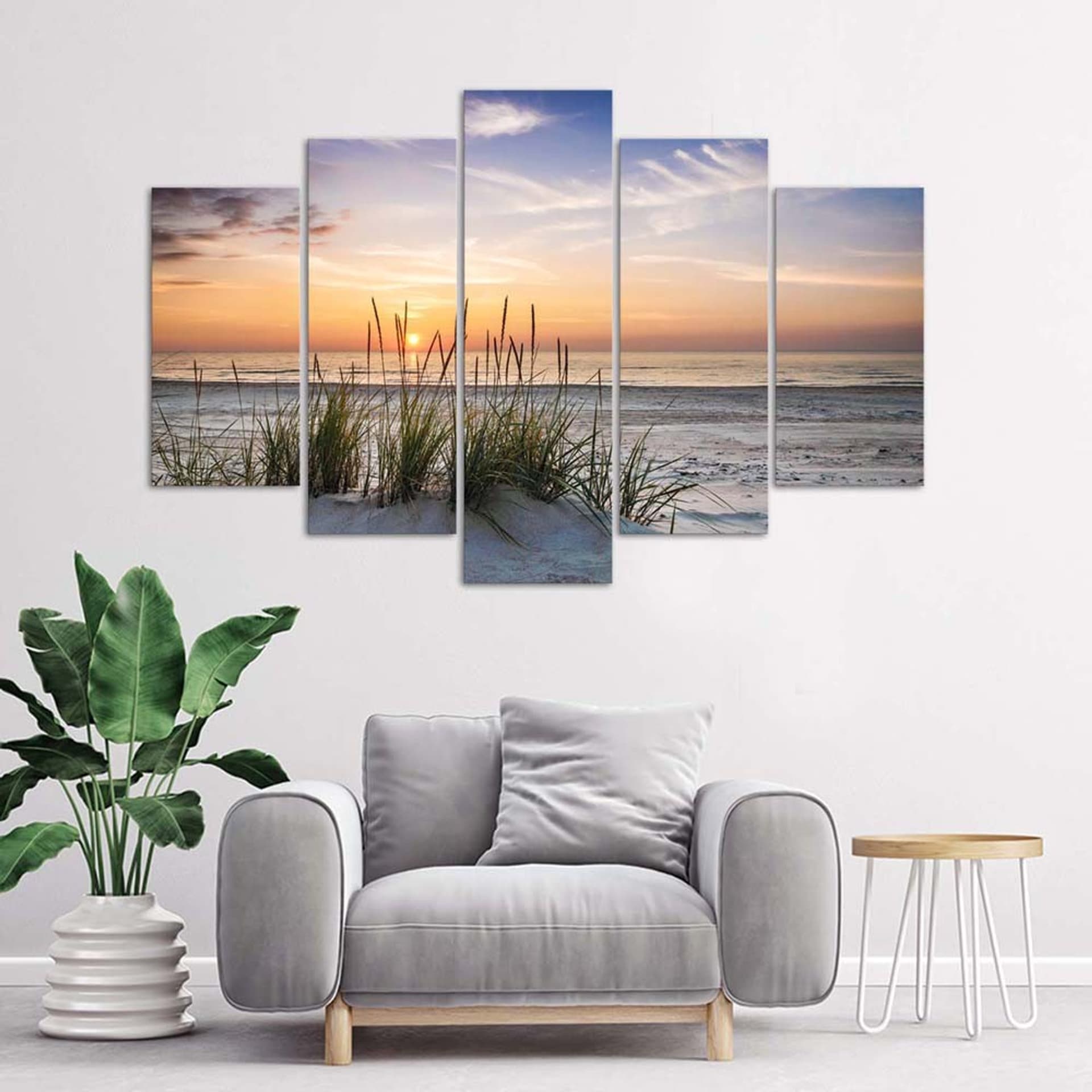 

Obraz pięcioczęściowy Deco Panel, Spacer po wydmach (Rozmiar 200x100)