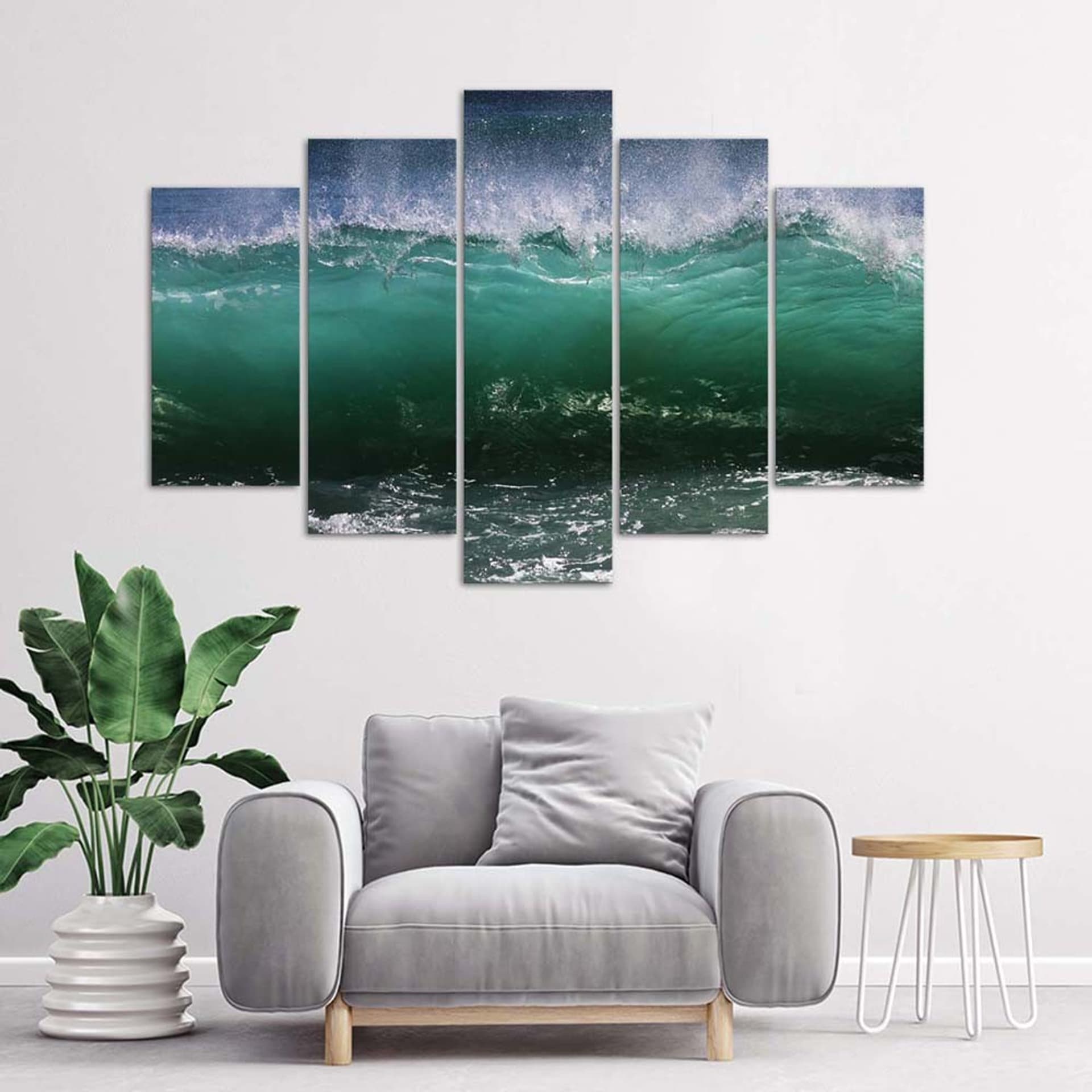 

Obraz pięcioczęściowy Deco Panel, Wzburzona fala (Rozmiar 150x100)