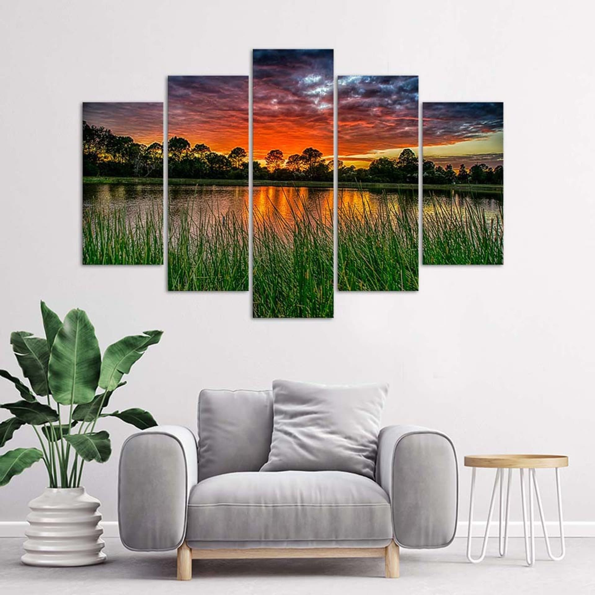 

Obraz pięcioczęściowy Deco Panel, Niebo o zachodzie słońca (Rozmiar 150x100)