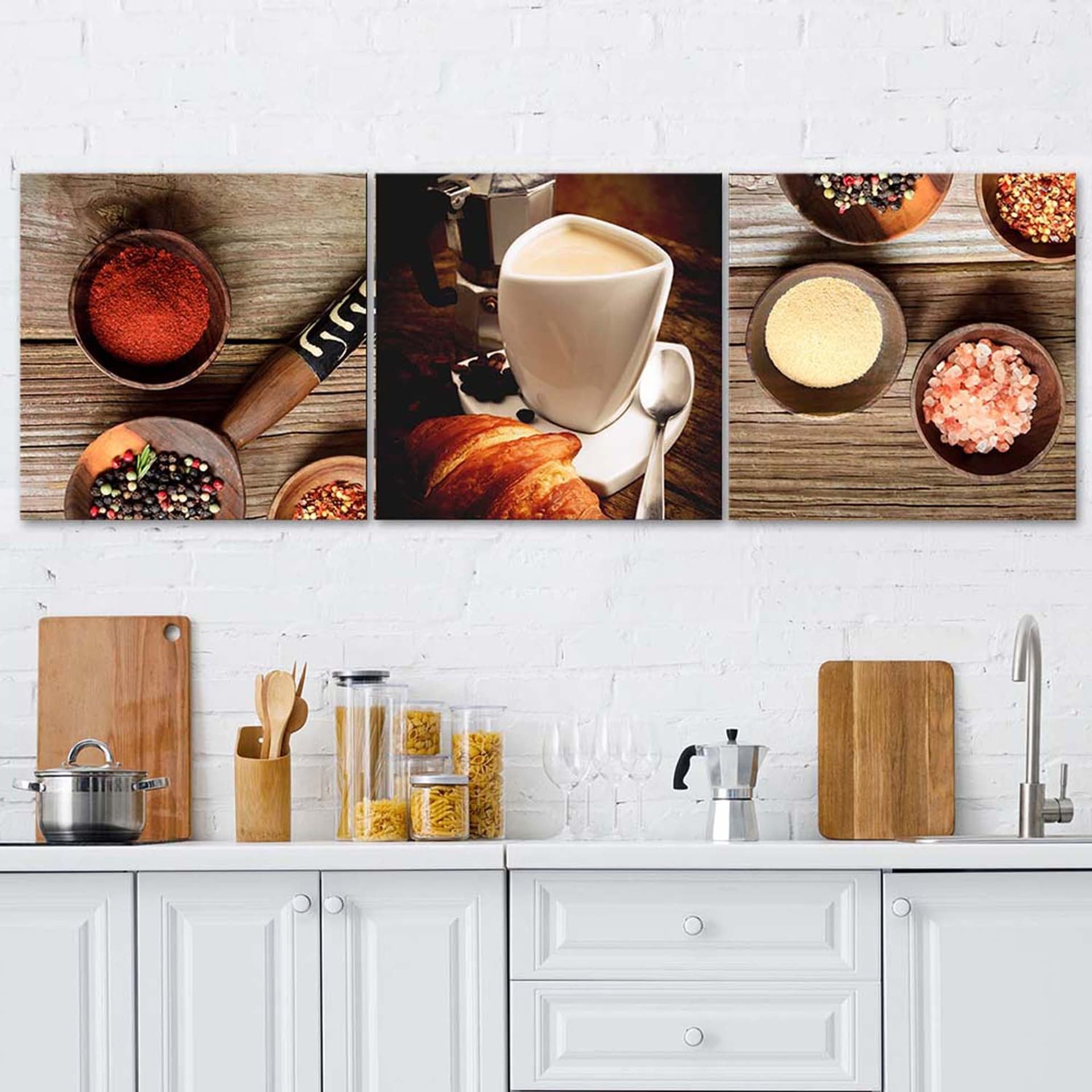 

Zestaw obrazów Deco Panel, Kawa i przyprawy (Rozmiar 90x30)