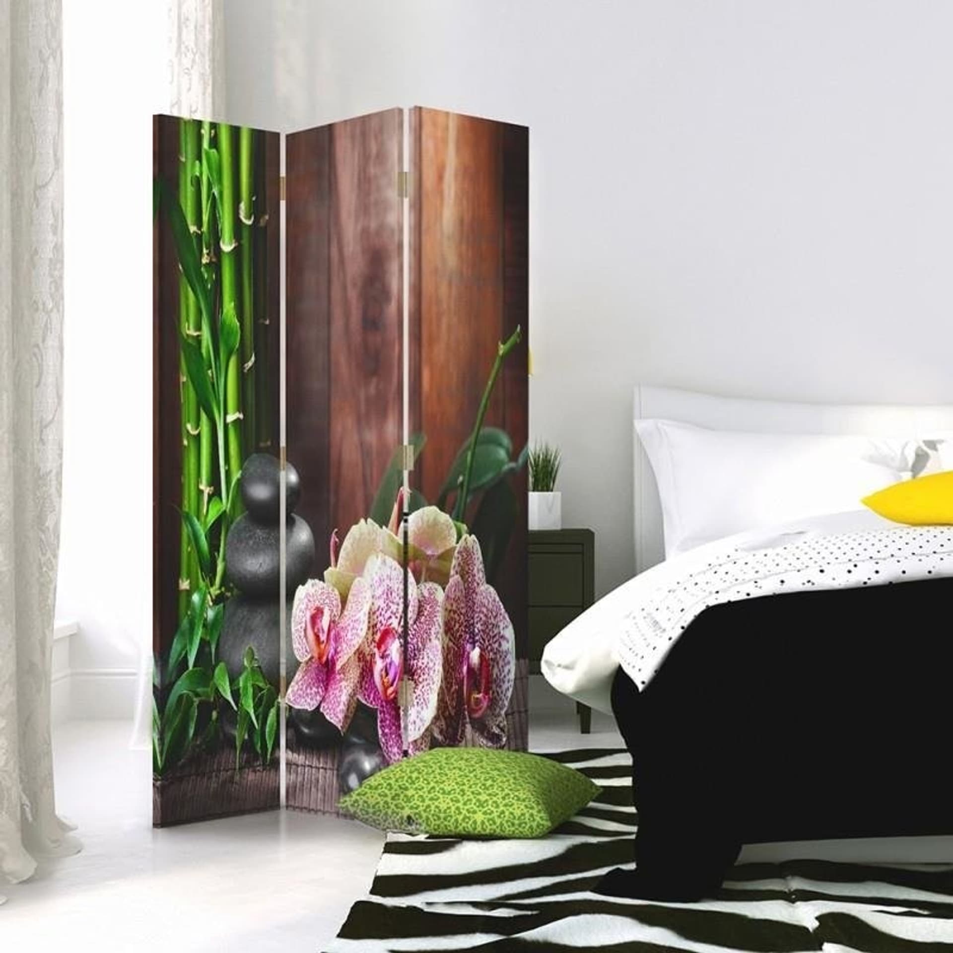 

Parawan dwustronny obrotowy, Kompozycja w stylu zen (Rozmiar 110x170)