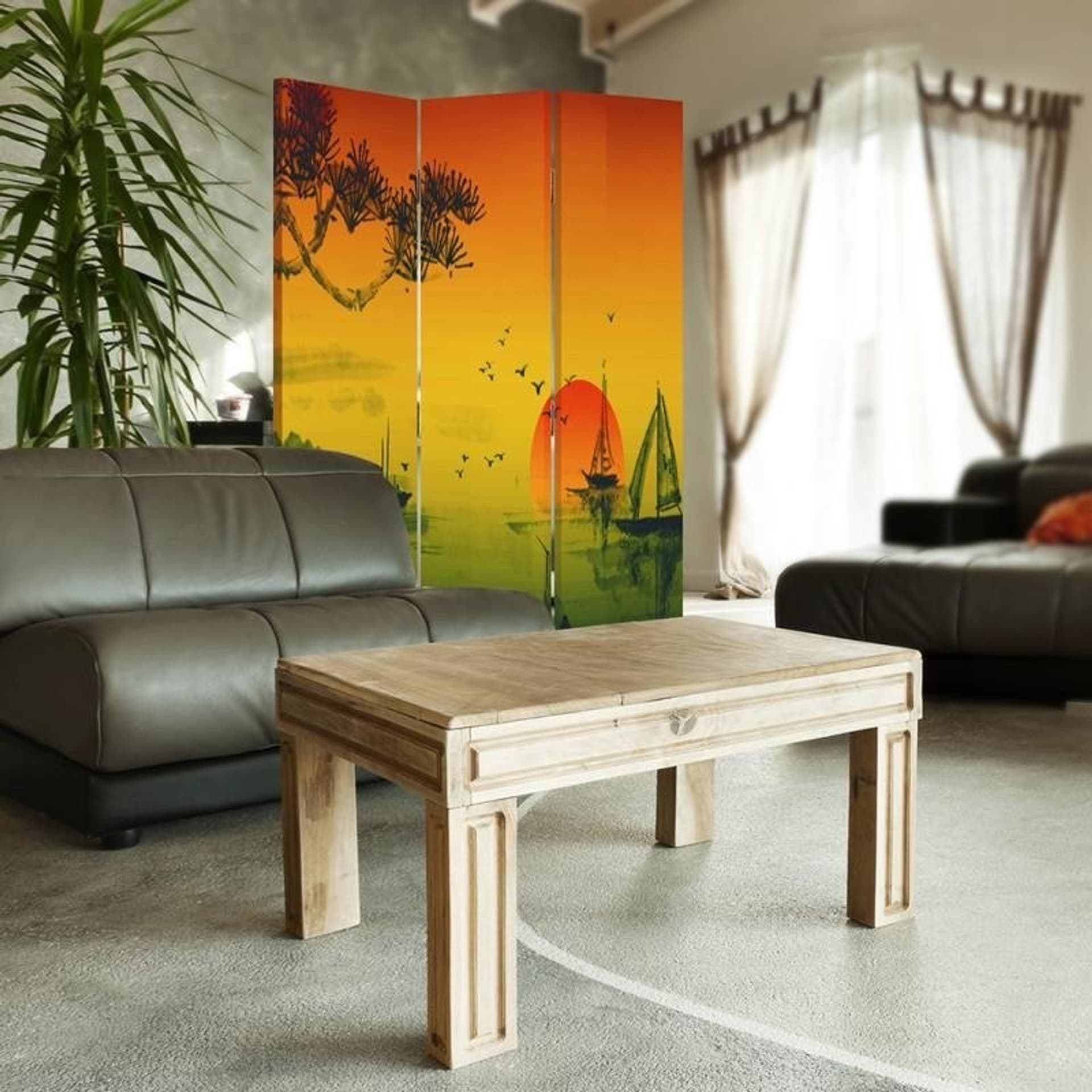 

Parawan dwustronny obrotowy, Uroki Japonii (Rozmiar 110x170)