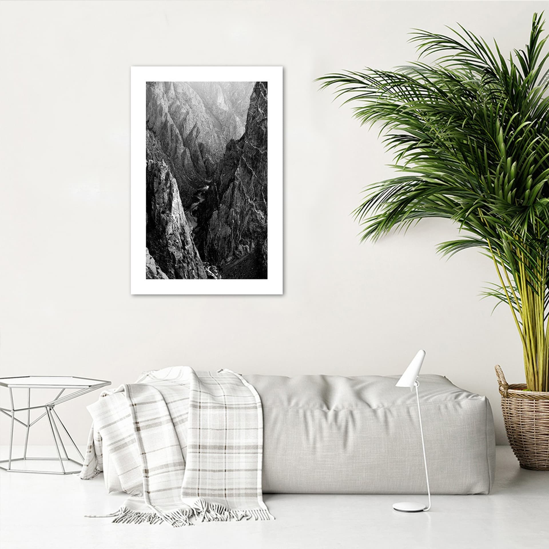 

Plakat, Czarno-biały krajobraz górski (Rozmiar 30x45)