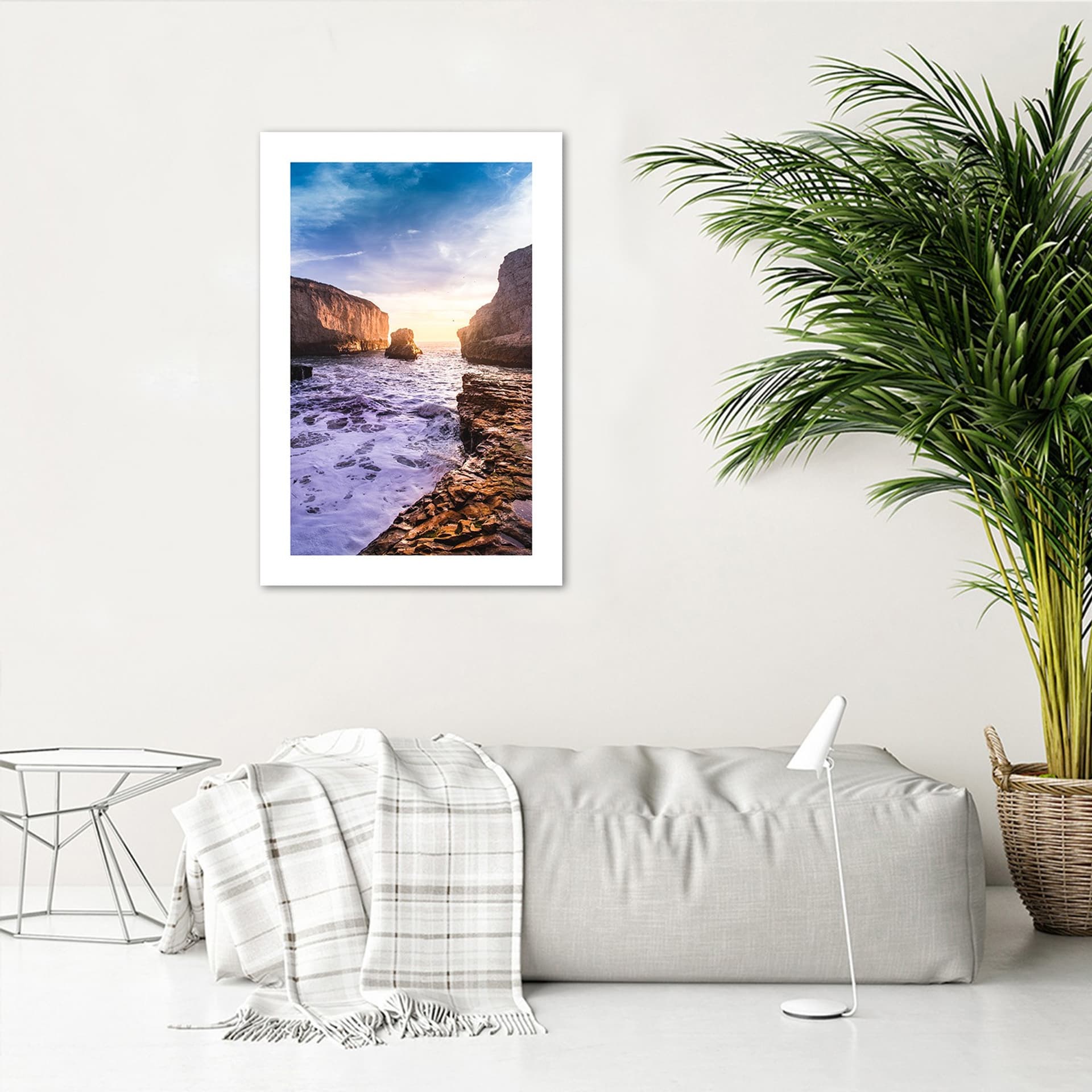 

Plakat, Ocean i skały (Rozmiar 60x90)
