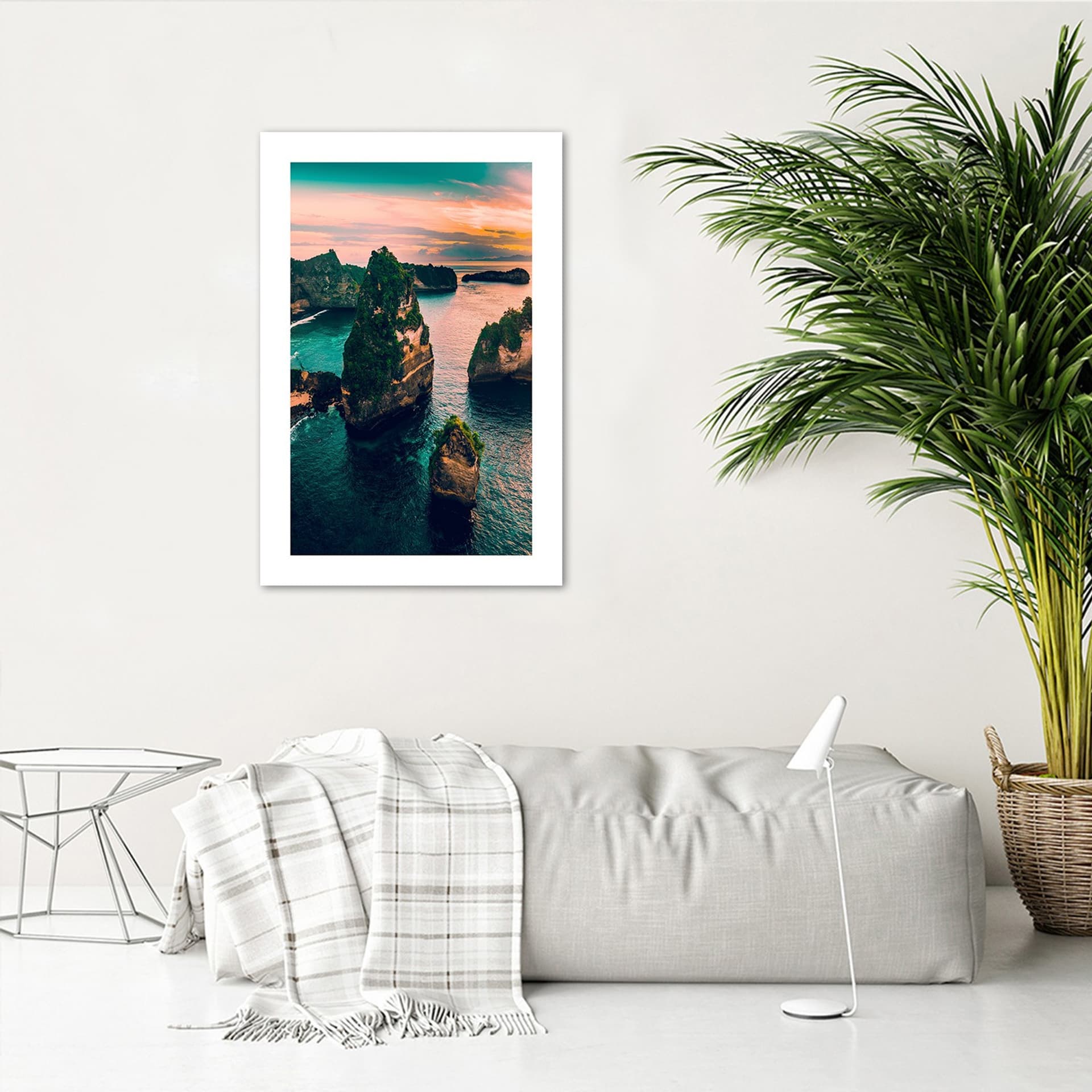 

Plakat, Skały w turkusowym oceanie (Rozmiar 30x45)