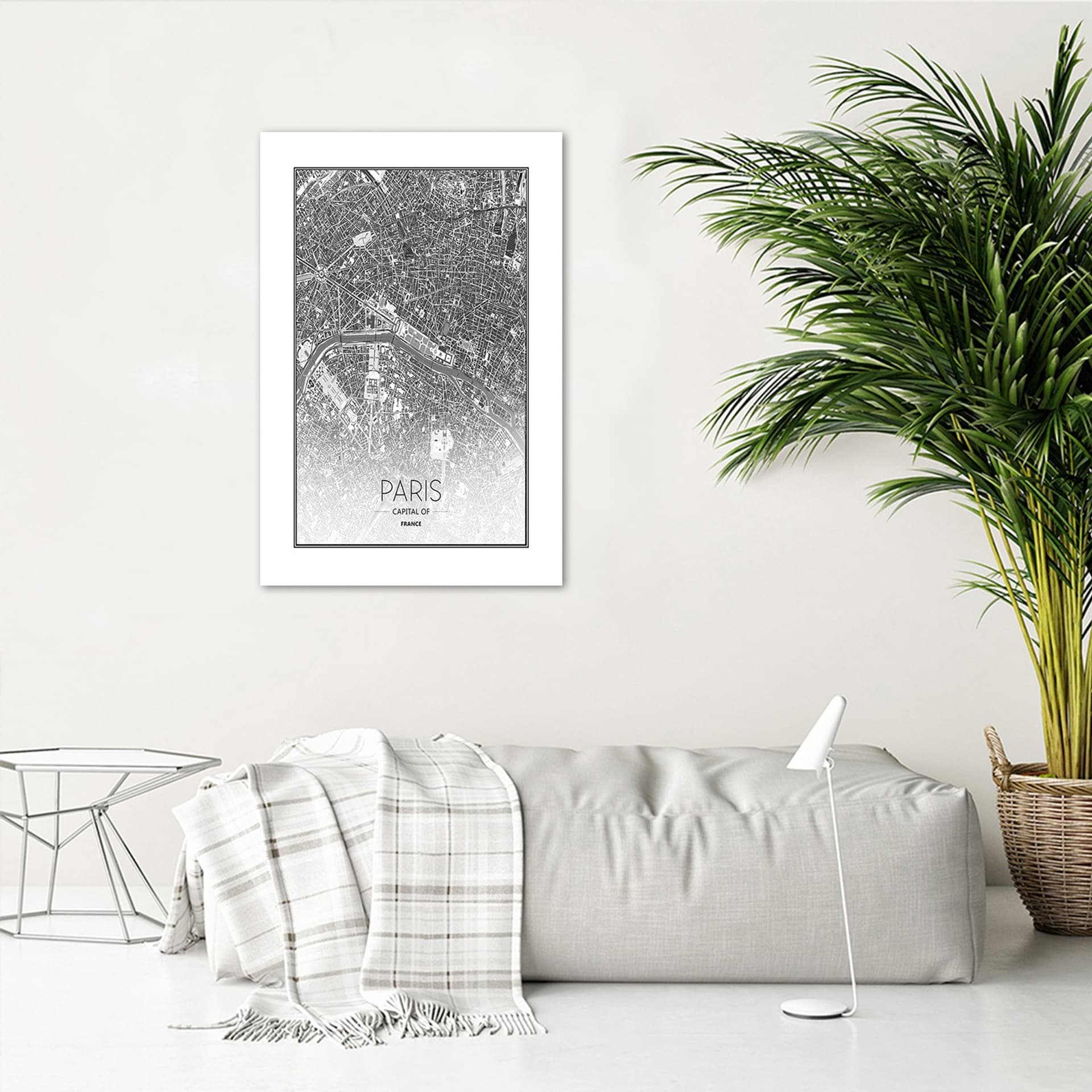 

Plakat, Plan Paryża (Rozmiar 40x60)