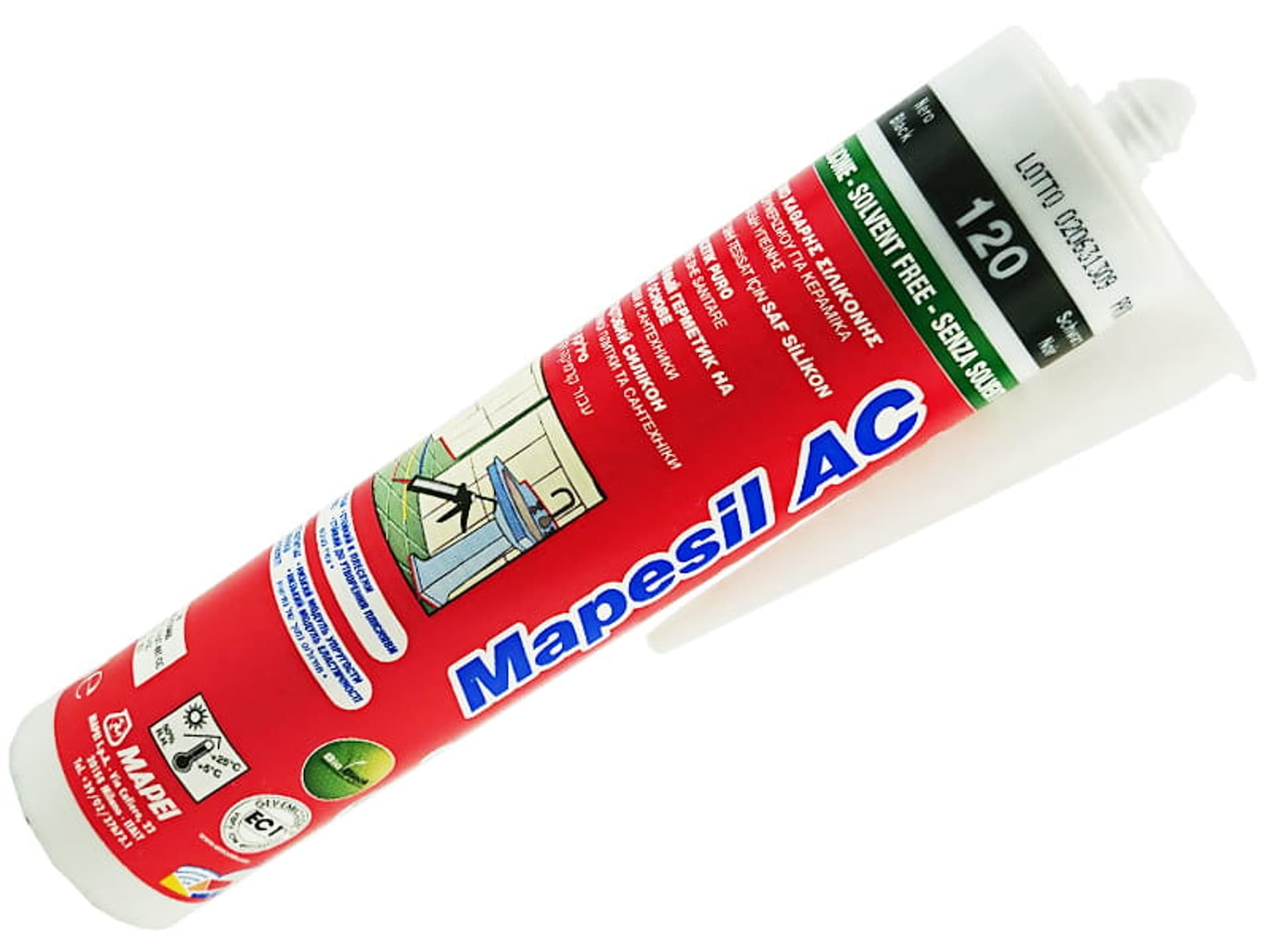 

Silikon na bazie octu MAPESIL AC (120 Czarny)