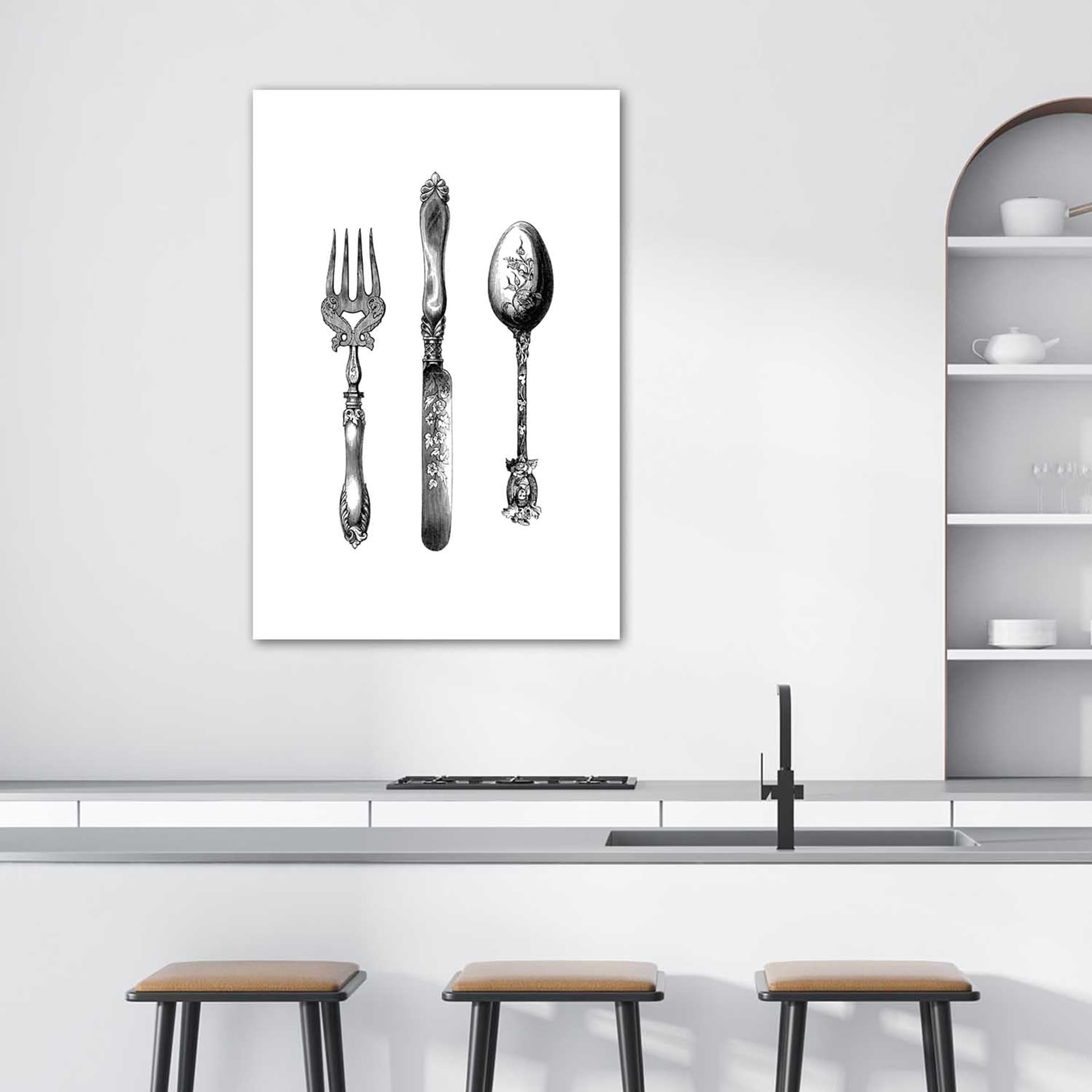 

Plakat, Rustykalne sztućce (Rozmiar 20x30)