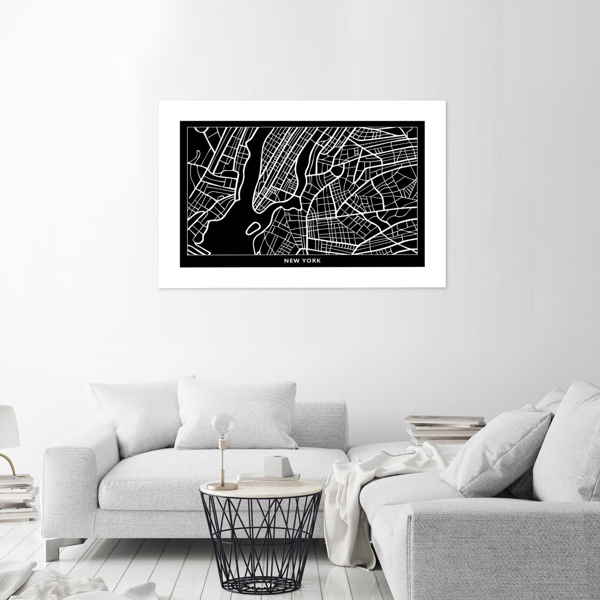 

Plakat, Plan miasta Nowy Jork (Rozmiar 45x30)