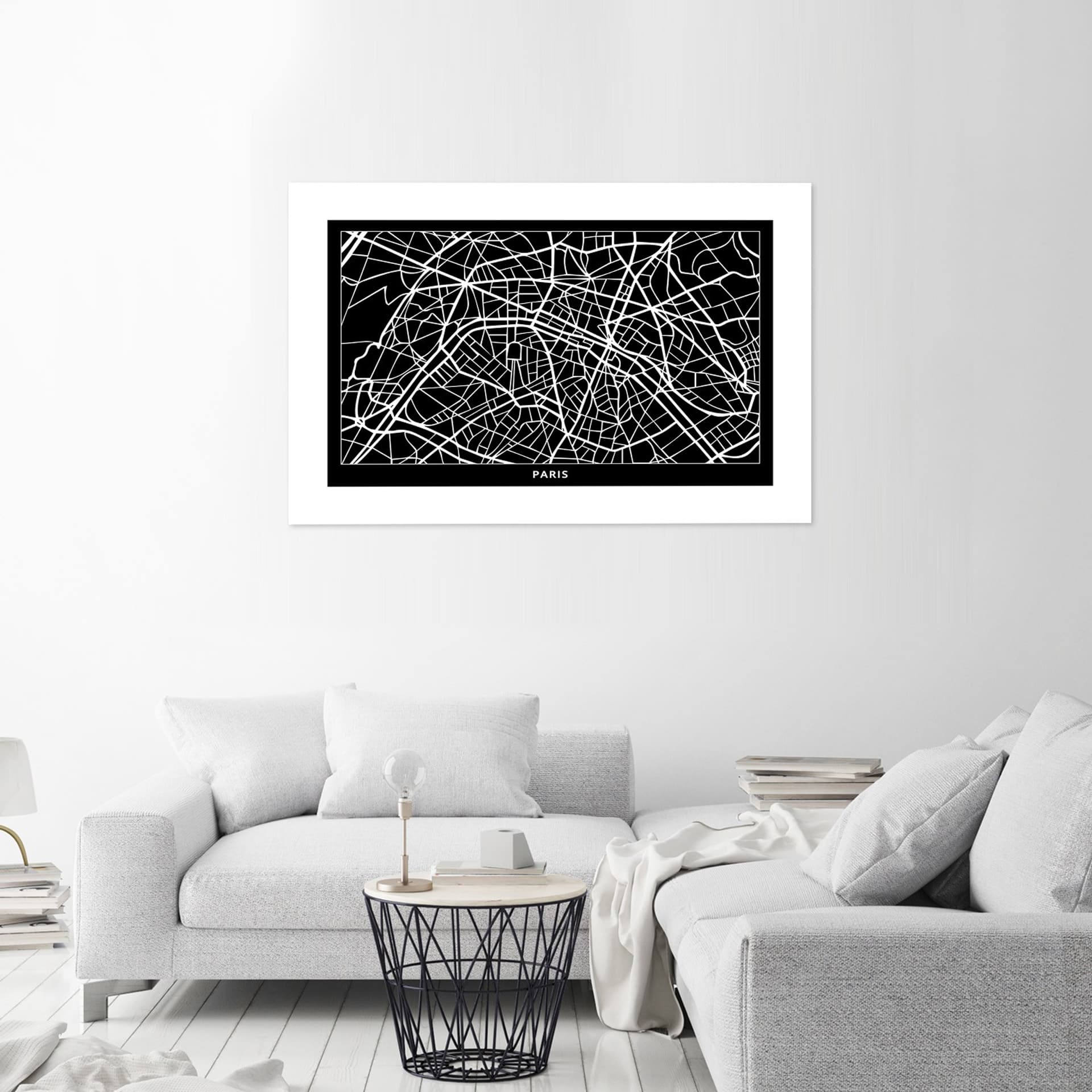 

Plakat, Plan miasta Paryż (Rozmiar 60x40)