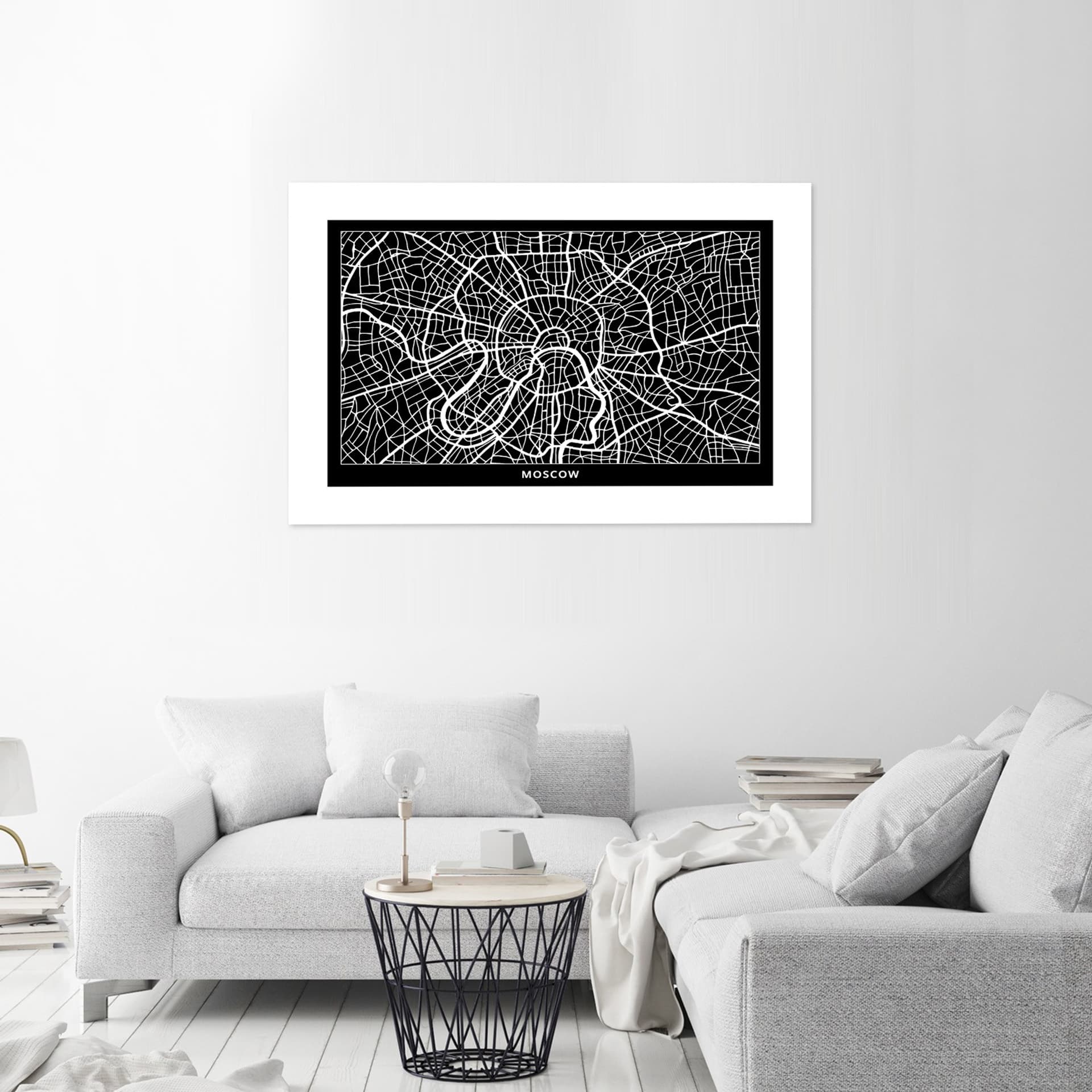 

Plakat, Plan miasta Moskwa (Rozmiar 100x70)
