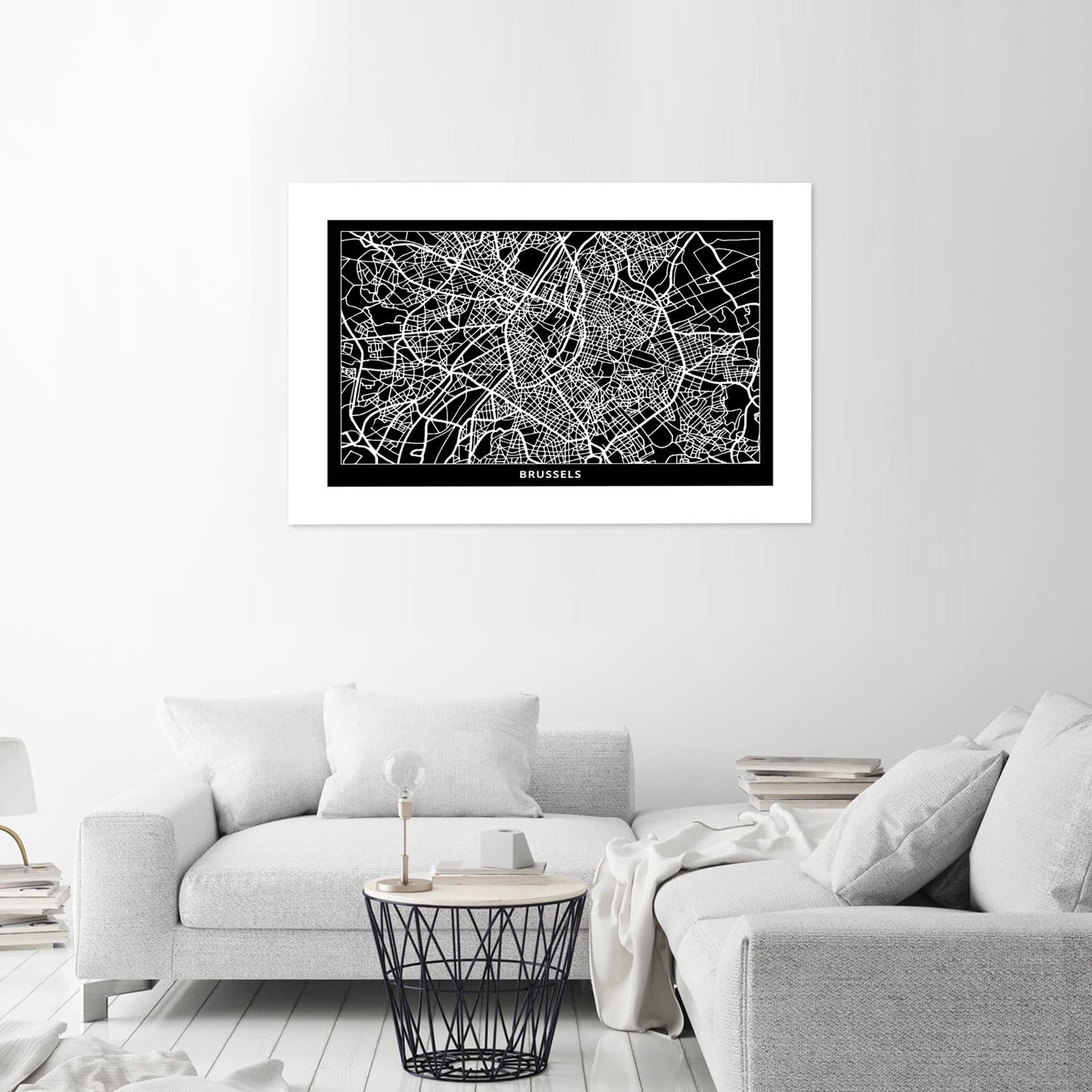 

Plakat, Plan miasta Bruksela (Rozmiar 60x40)