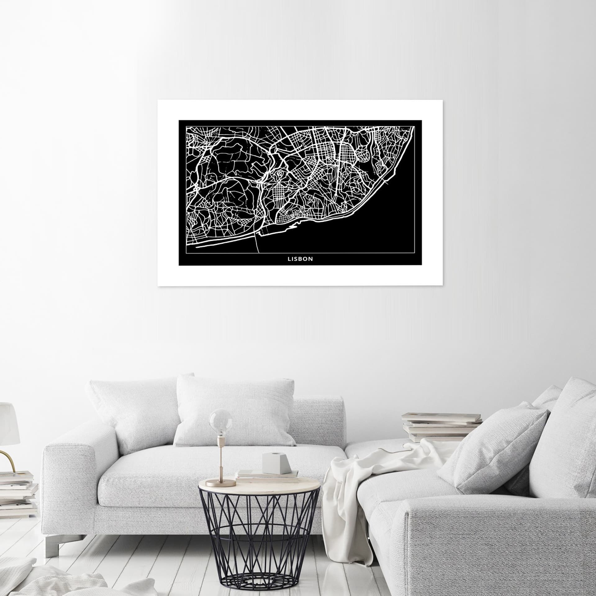 

Plakat, Plan miasta Lizbona (Rozmiar 45x30)