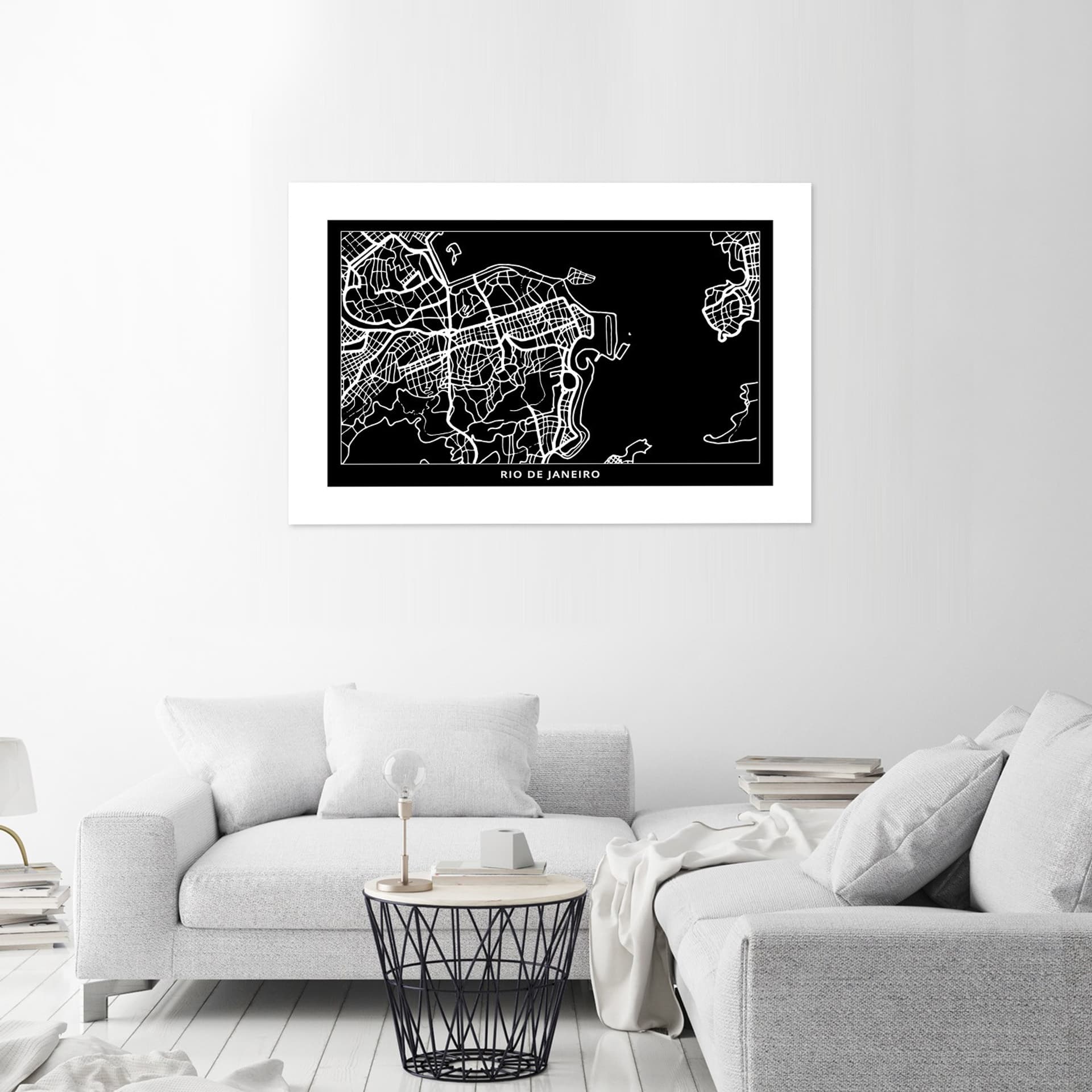

Plakat, Plan miasta Rio De Janeiro (Rozmiar 45x30)