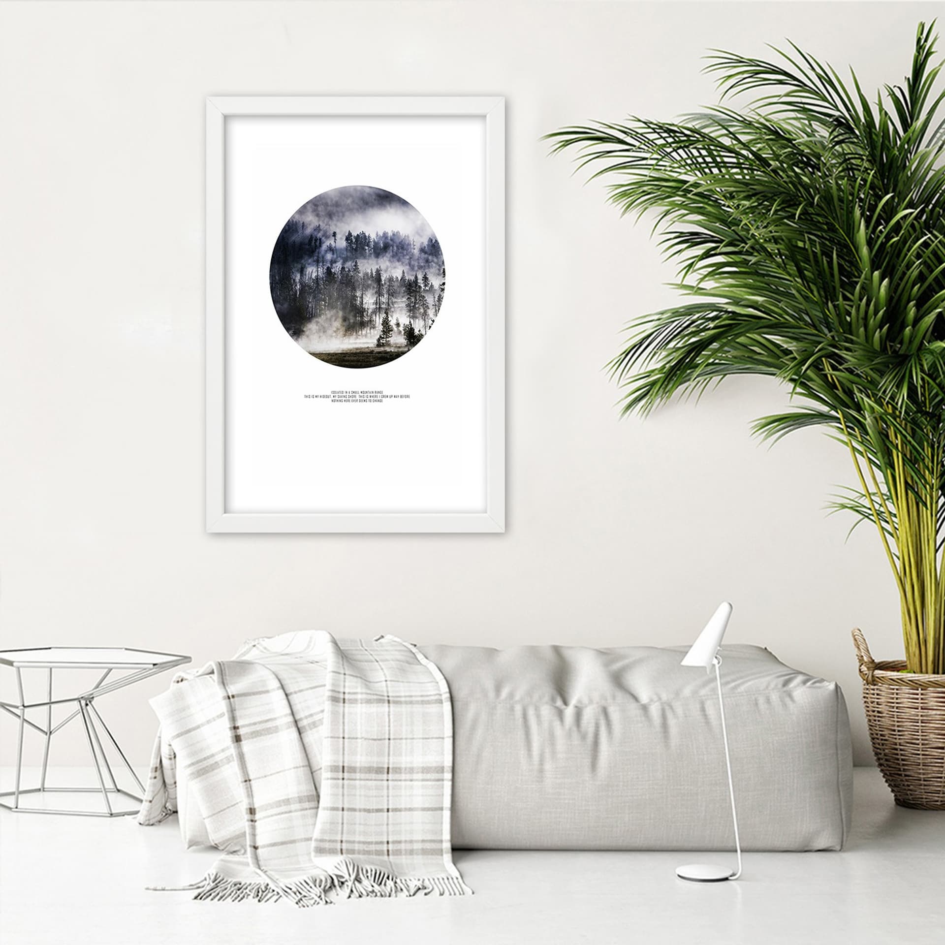 

Obraz w ramie, Las we mgle (Rozmiar 20x30)