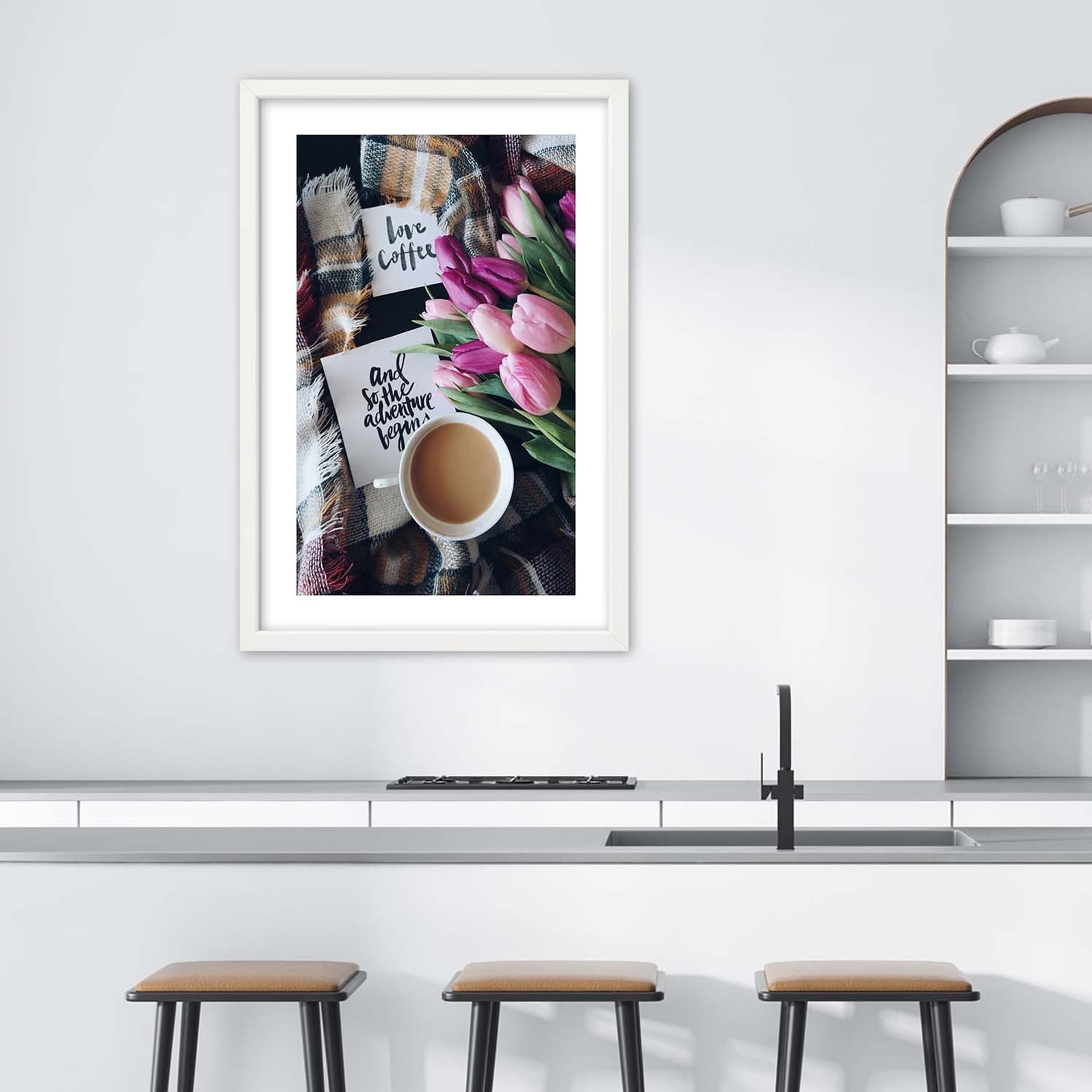 

Obraz w ramie, Poranek przy kawie (Rozmiar 40x60)