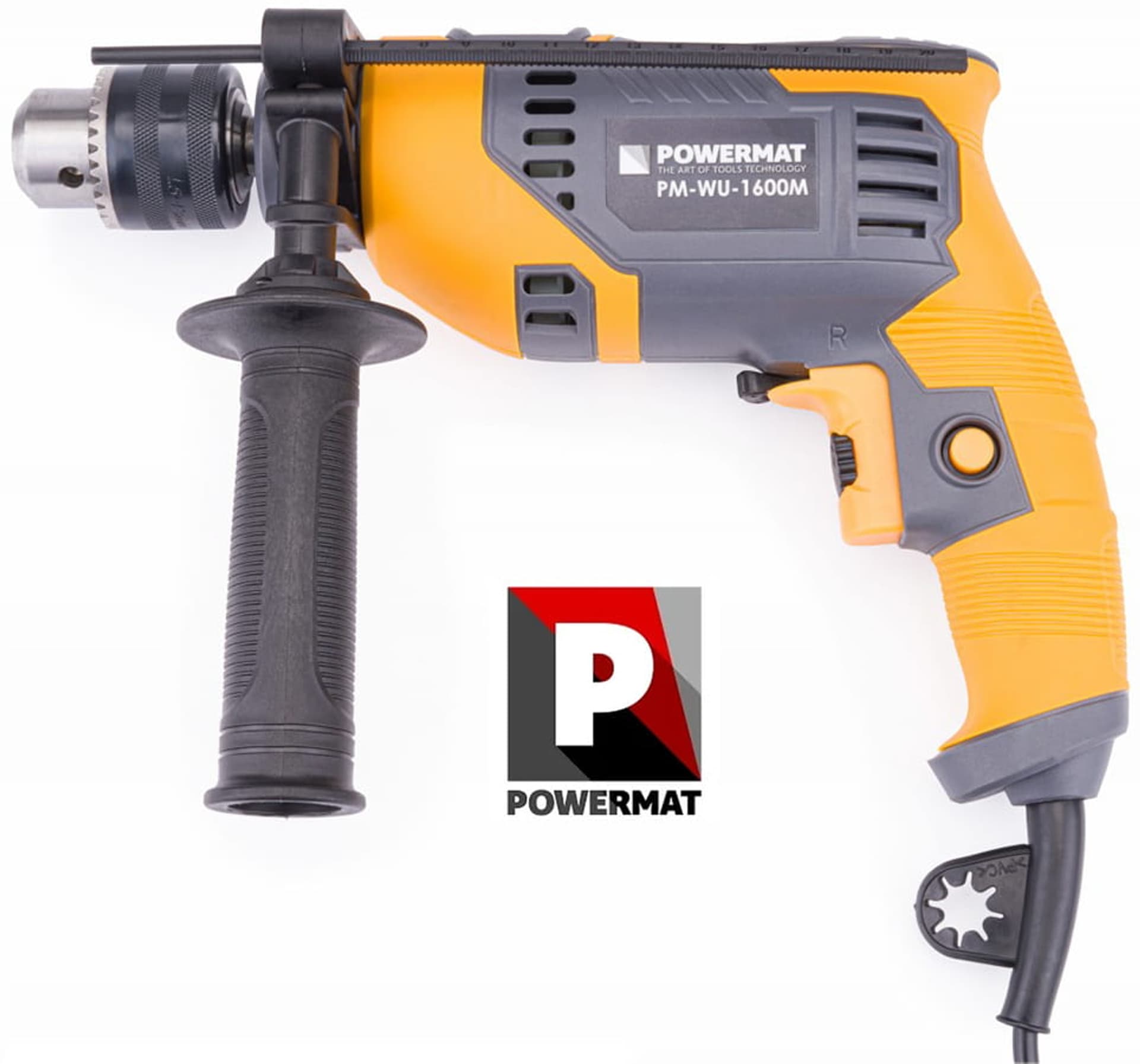 

Wiertarka udarowa elektryczna Powermat (1600 W)