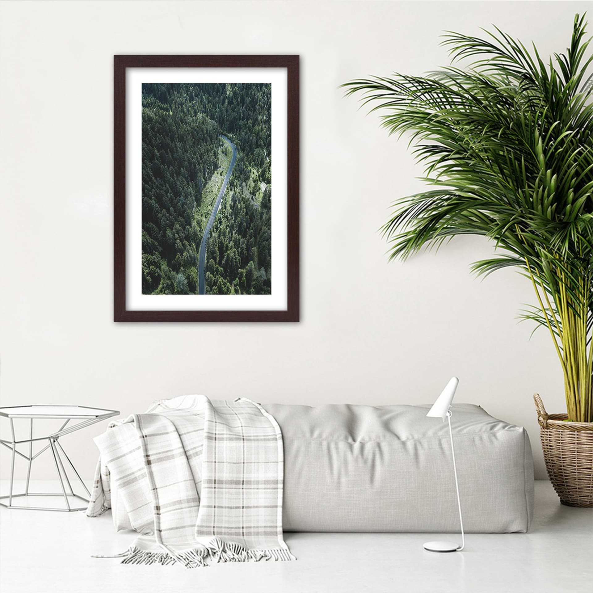 

Obraz w ramie, Droga w lesie (Rozmiar 40x60)