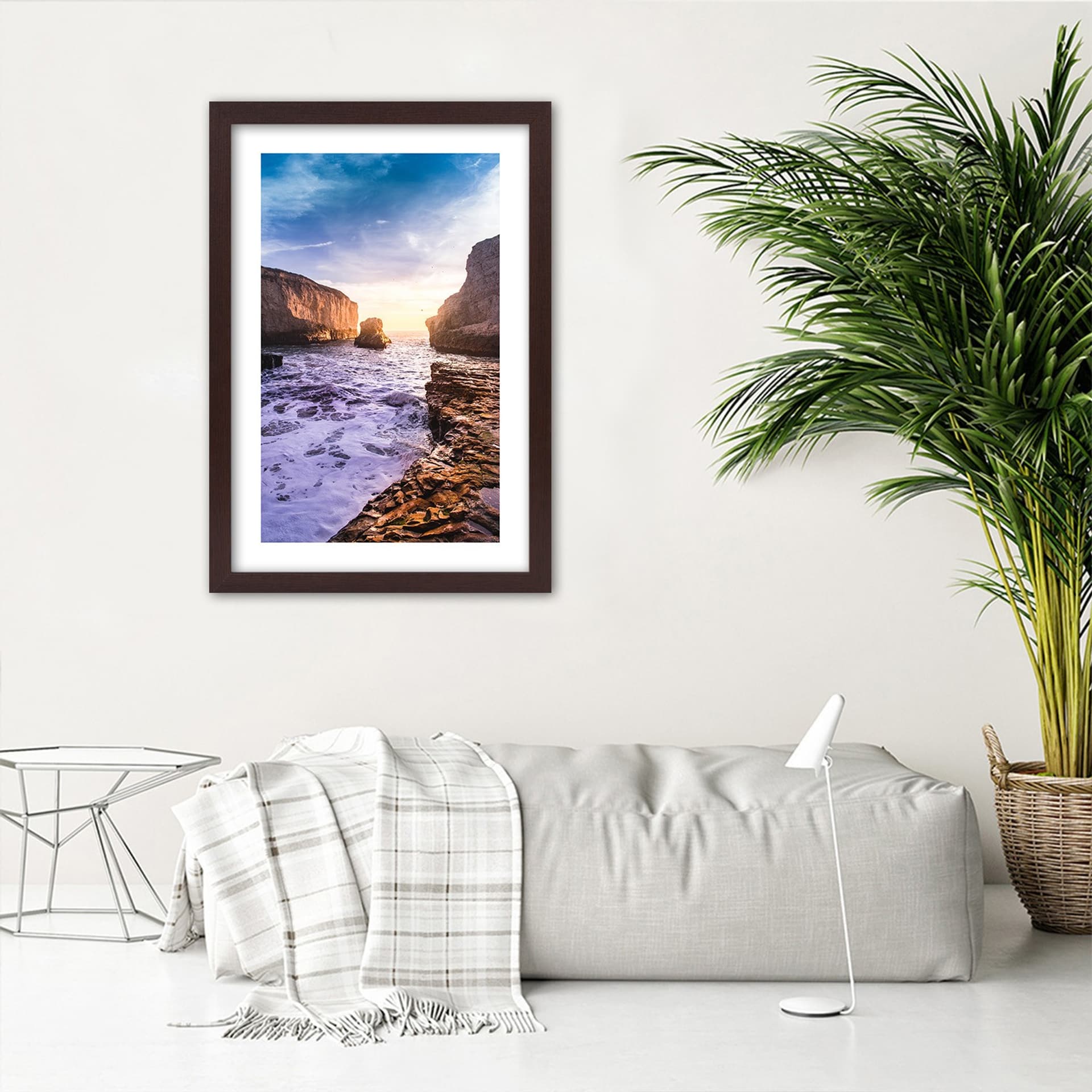 

Obraz w ramie, Ocean i skały (Rozmiar 20x30)