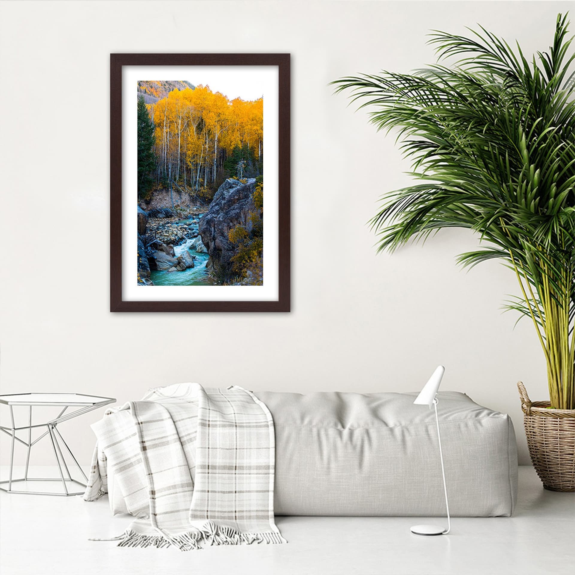 

Obraz w ramie, Potok w lesie (Rozmiar 40x60)