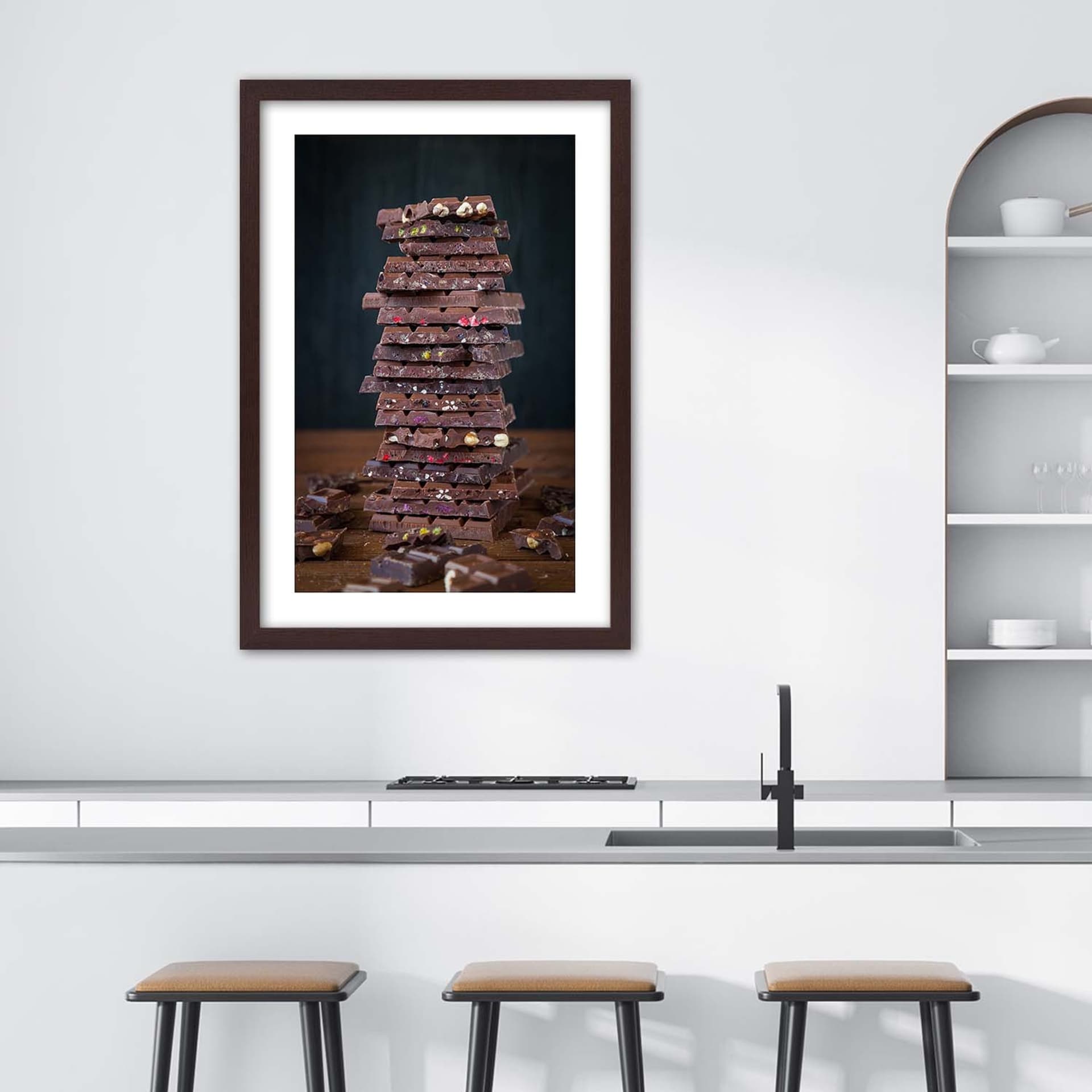 

Obraz w ramie, Wieża z czekolady deserowej (Rozmiar 20x30)
