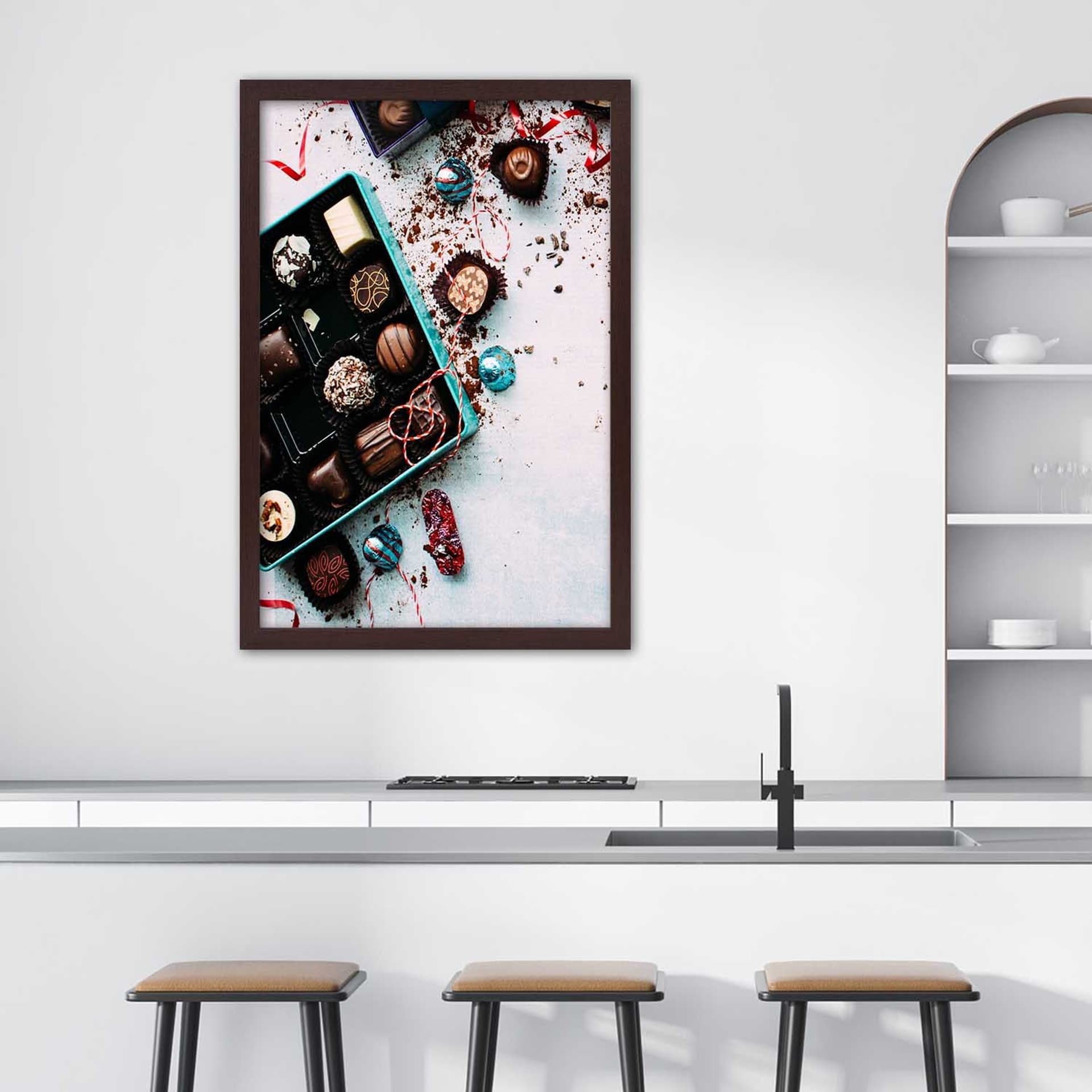 

Obraz w ramie, Kolorowe pralinki (Rozmiar 30x45)
