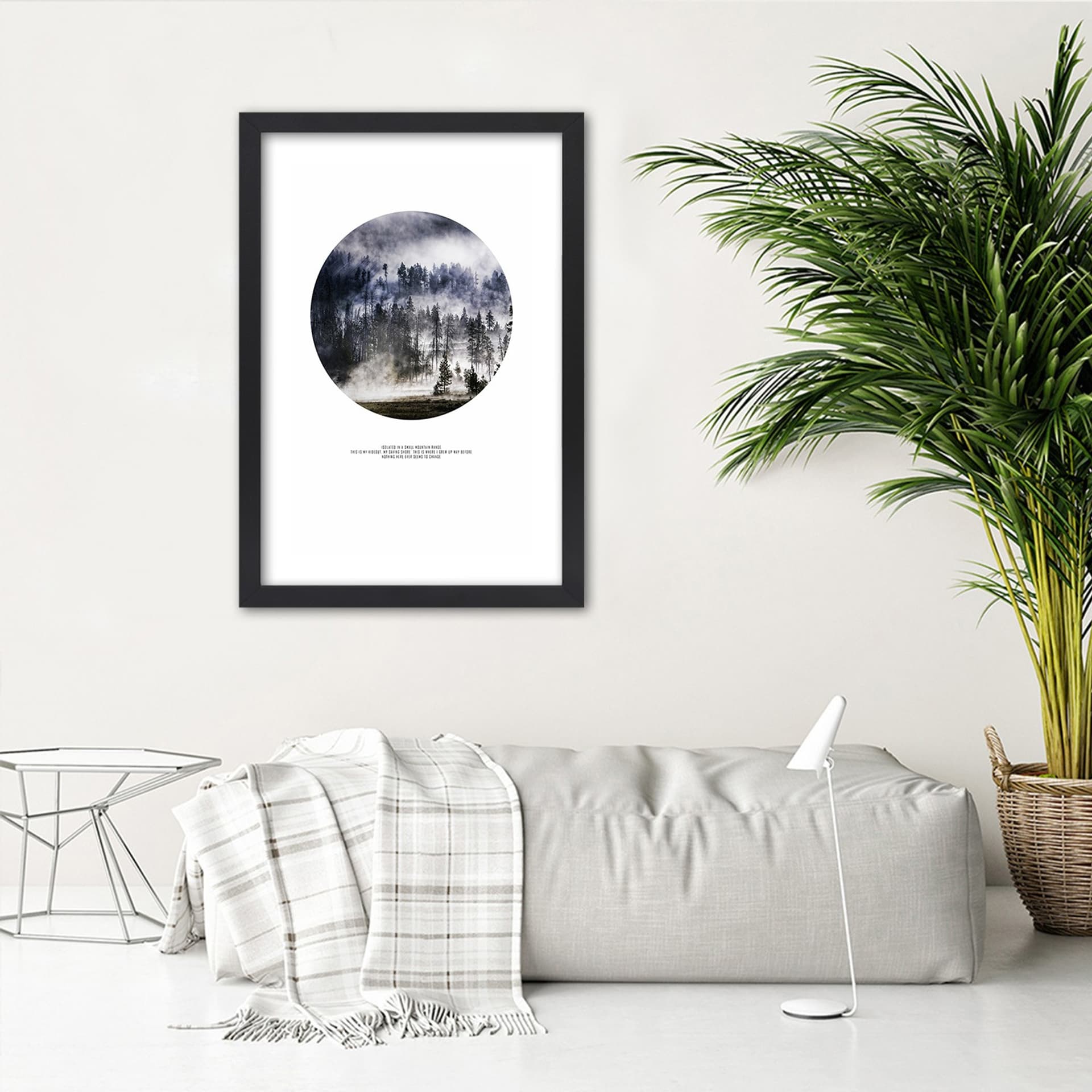 

Obraz w ramie, Las we mgle (Rozmiar 20x30)
