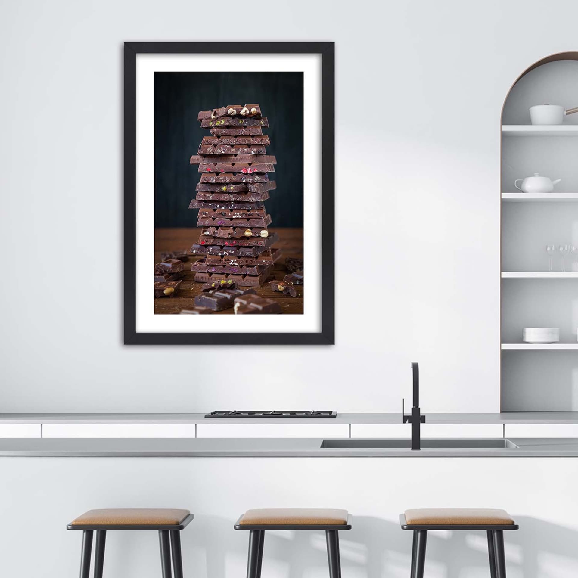 

Obraz w ramie, Wieża z czekolady deserowej (Rozmiar 40x60)