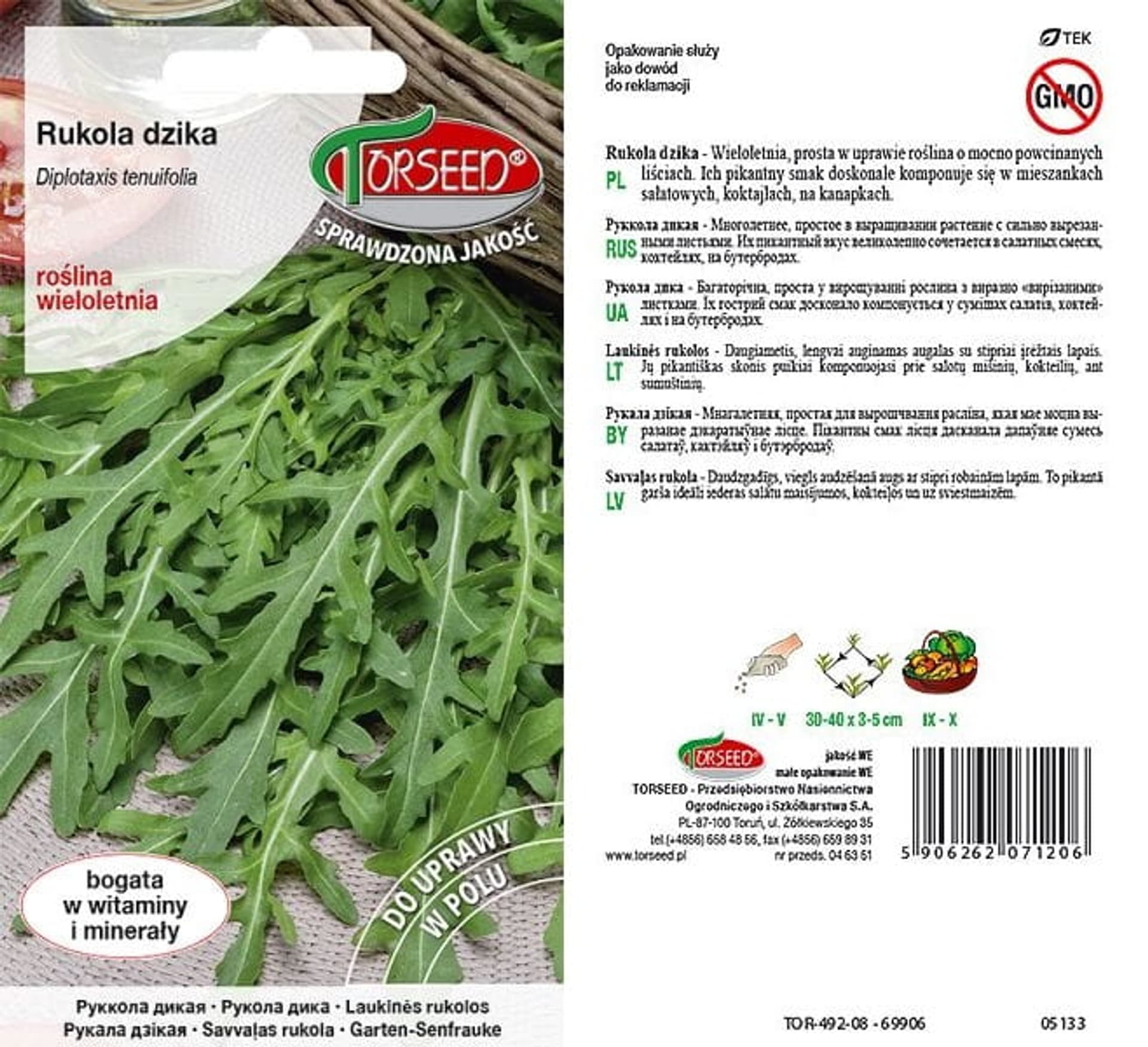 

Nasiona Rukola dzika Torseed 0,5g
