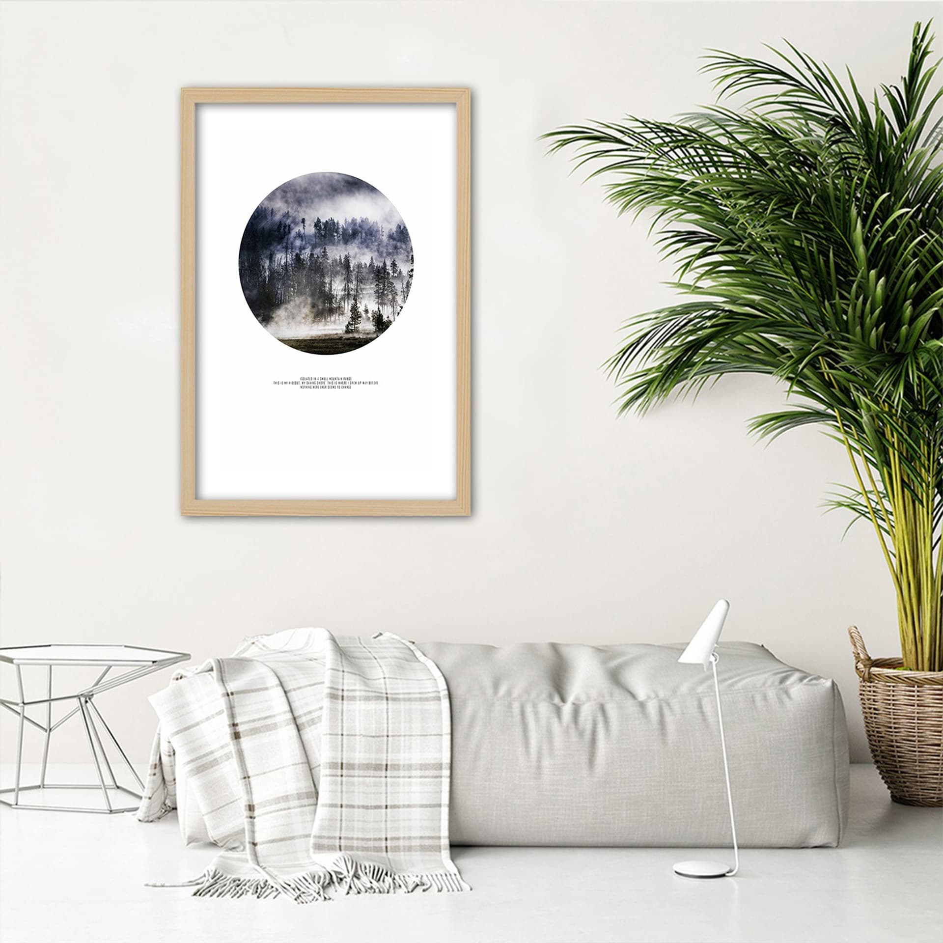 

Obraz w ramie, Las we mgle (Rozmiar 20x30)